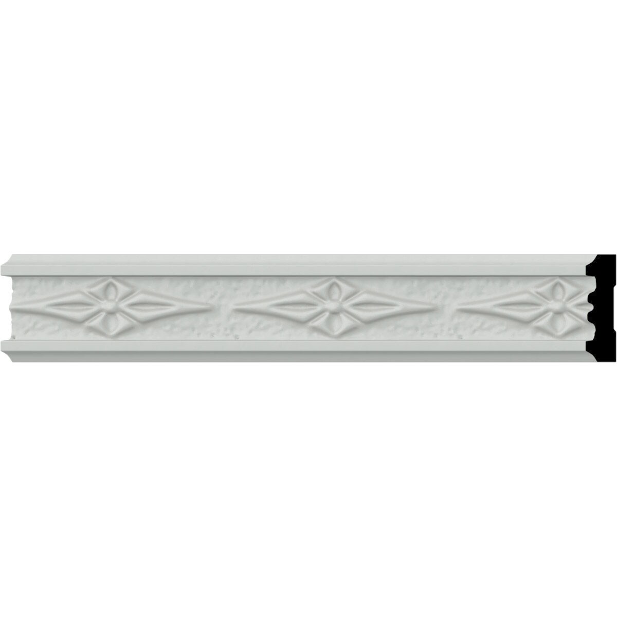 Ekena Millwork CHA01X00SO-CASE-8 Sofia 1/2-in x 1-3/4-in x 7-ft 10-1/2-in Primed Polyurethane Chair Rail Moulding 8 -Pack