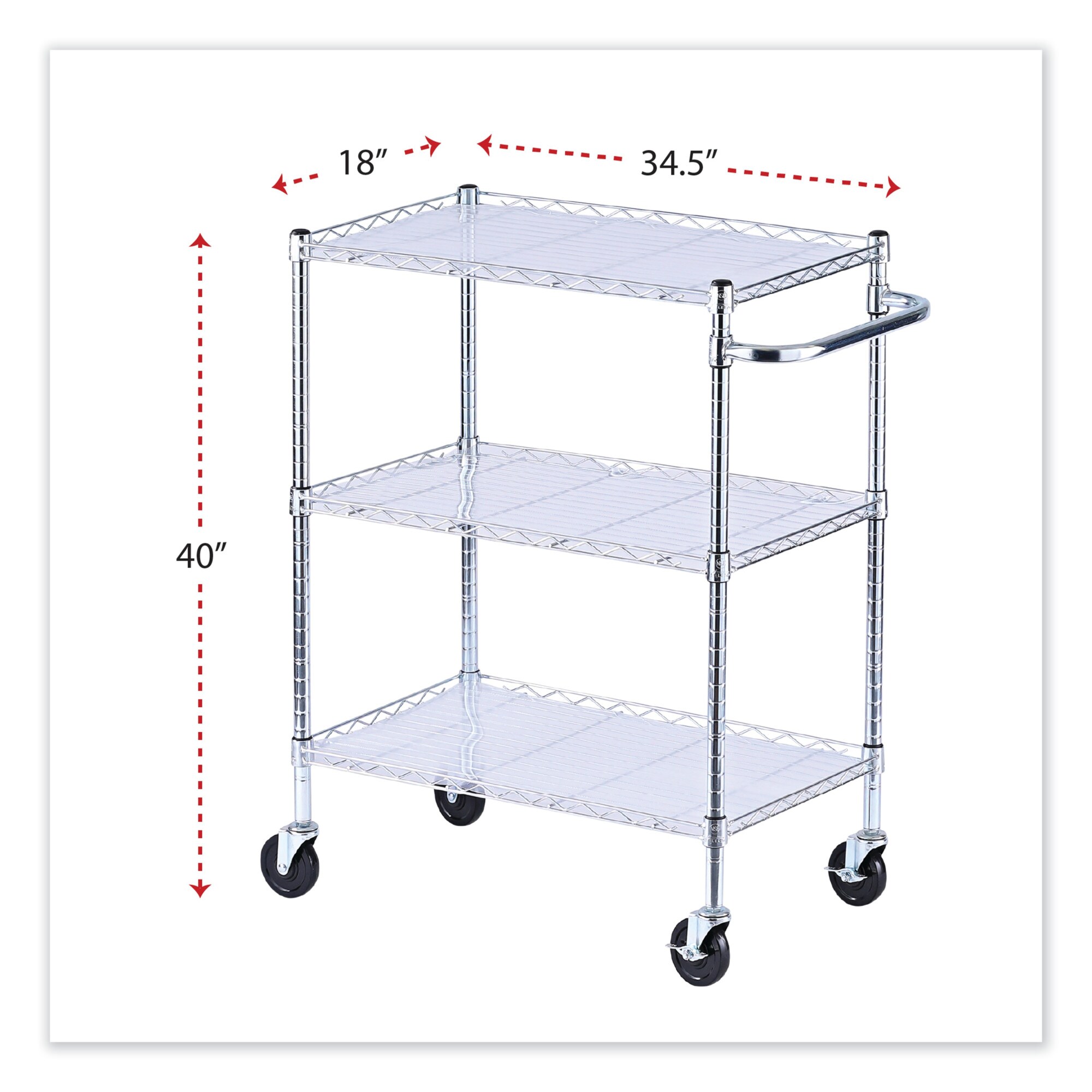 Alera ALESW333018SR Office-Carts - View #2