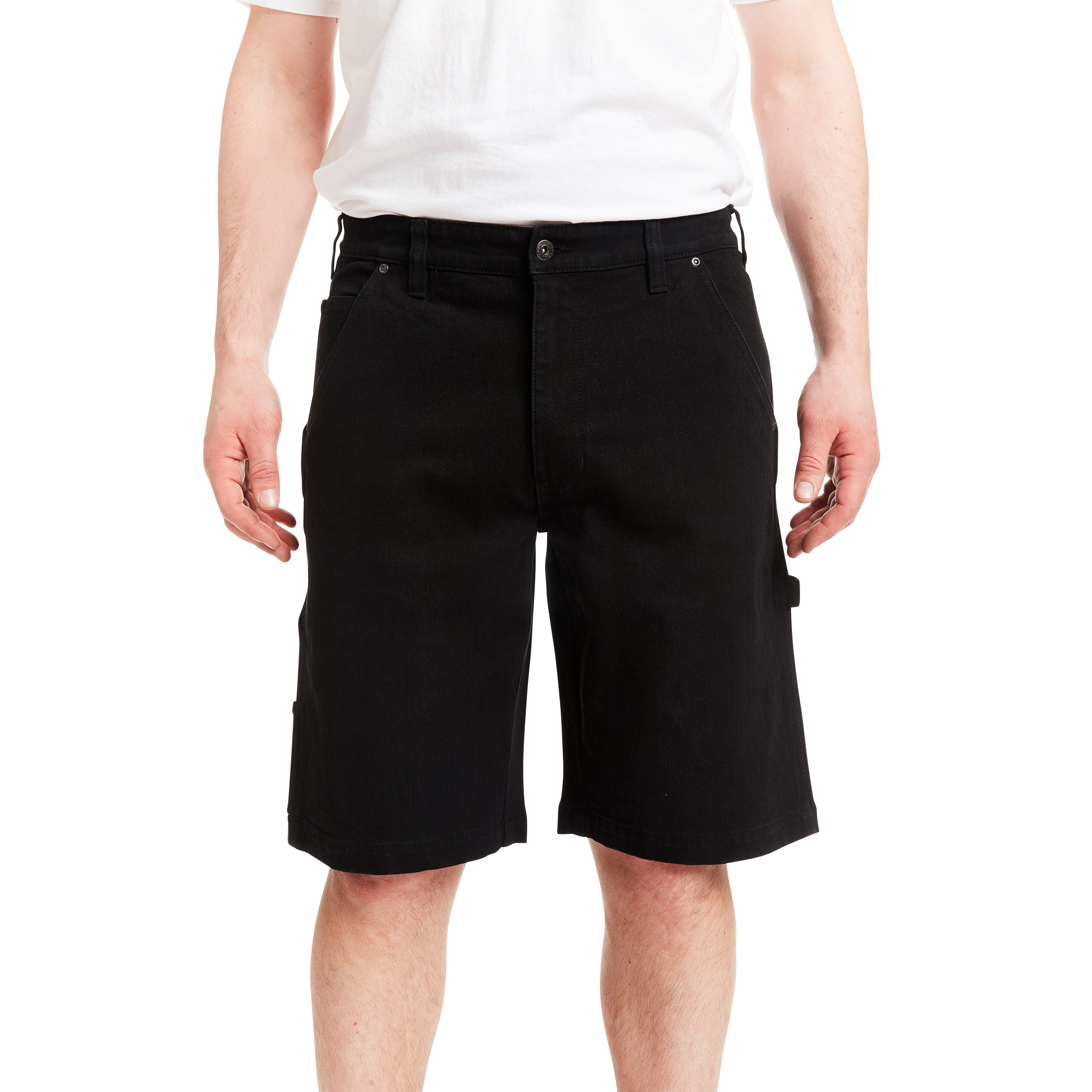 Smith's Workwear Men's Black Denim Carpenter Shorts (36) in the
