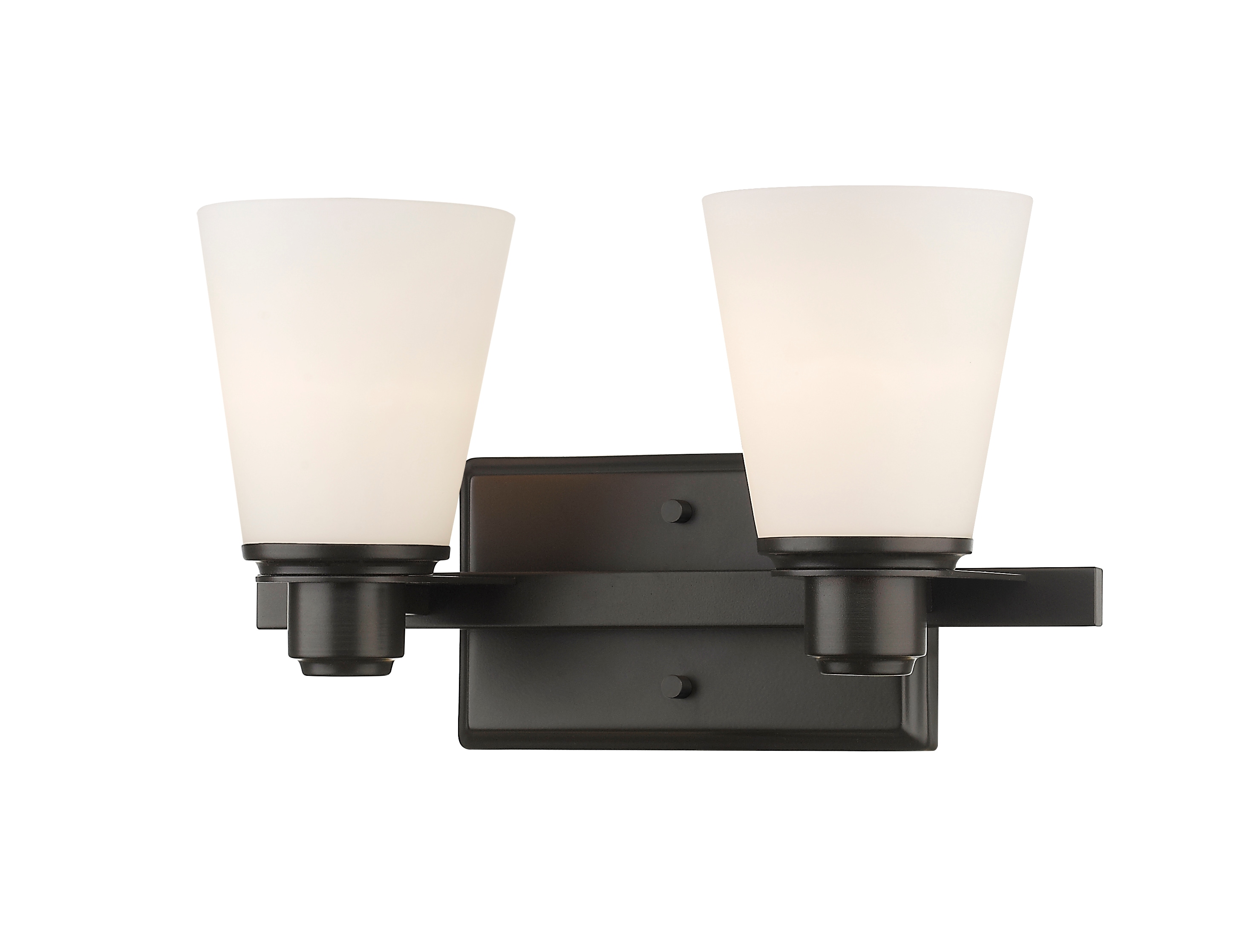 Z-Lite 7001-2V-BRZ Kayla 13.75-in 2-Light Bronze Transitional Vanity Light