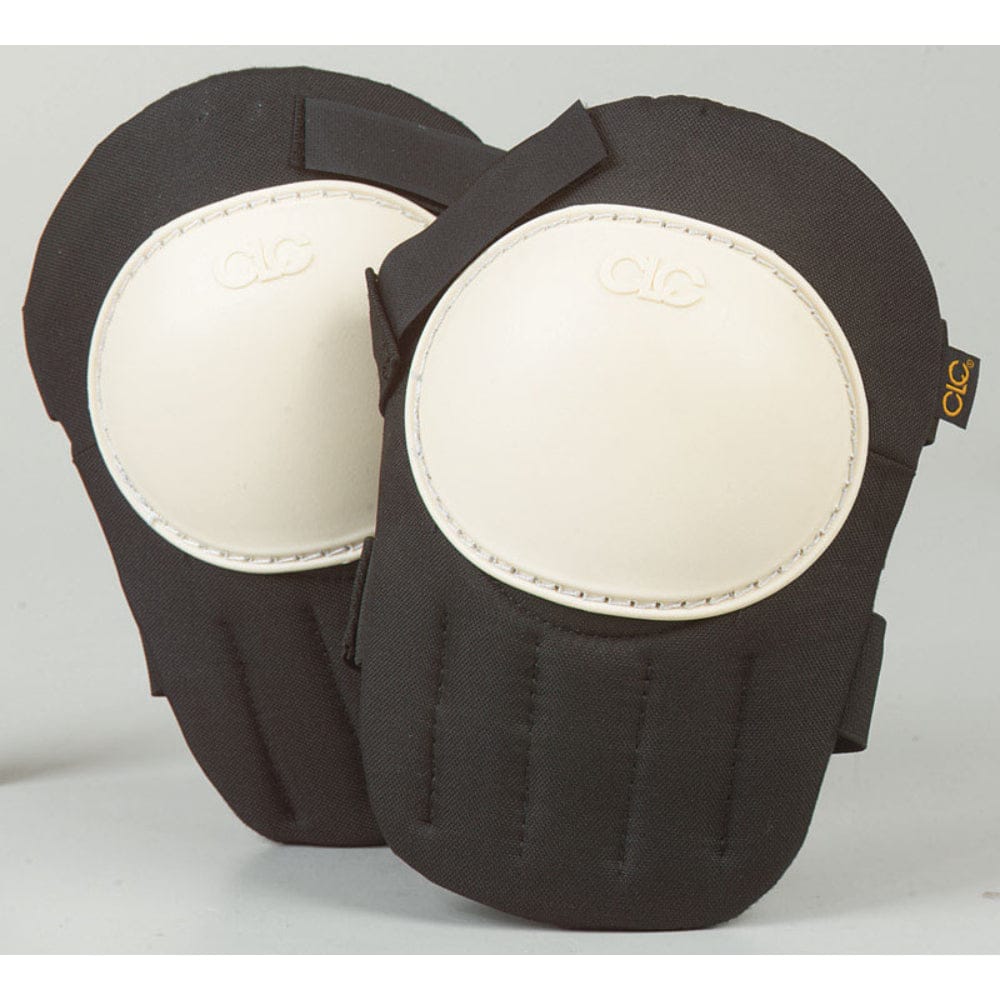 CLC  Foam Polyester Swivel Cap Knee Pad 7.5 in x 3.25 in Black Adjustable Commercial Grade