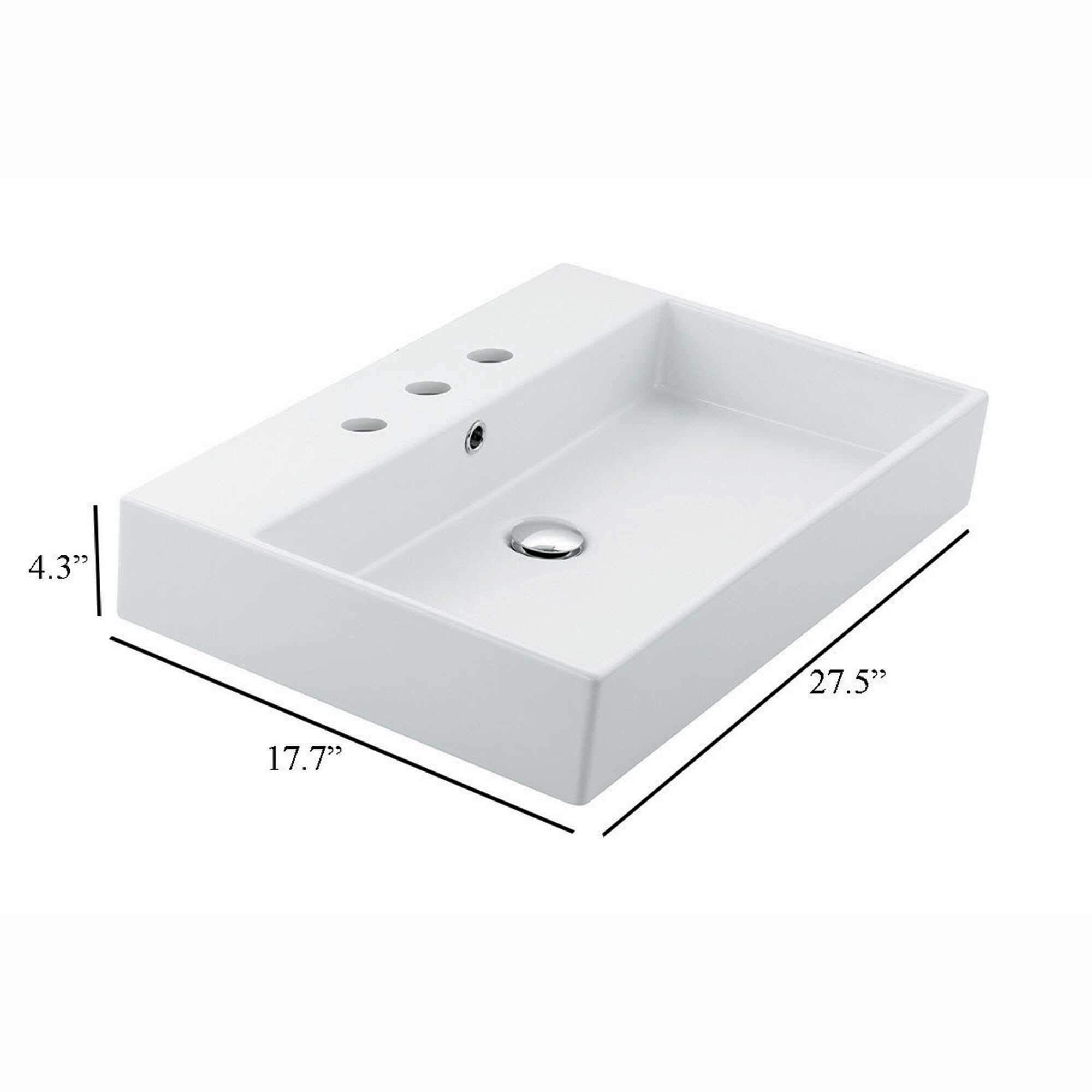 WS Bath Collections UNLIMITED 70.03 Bath-Sink - View #7