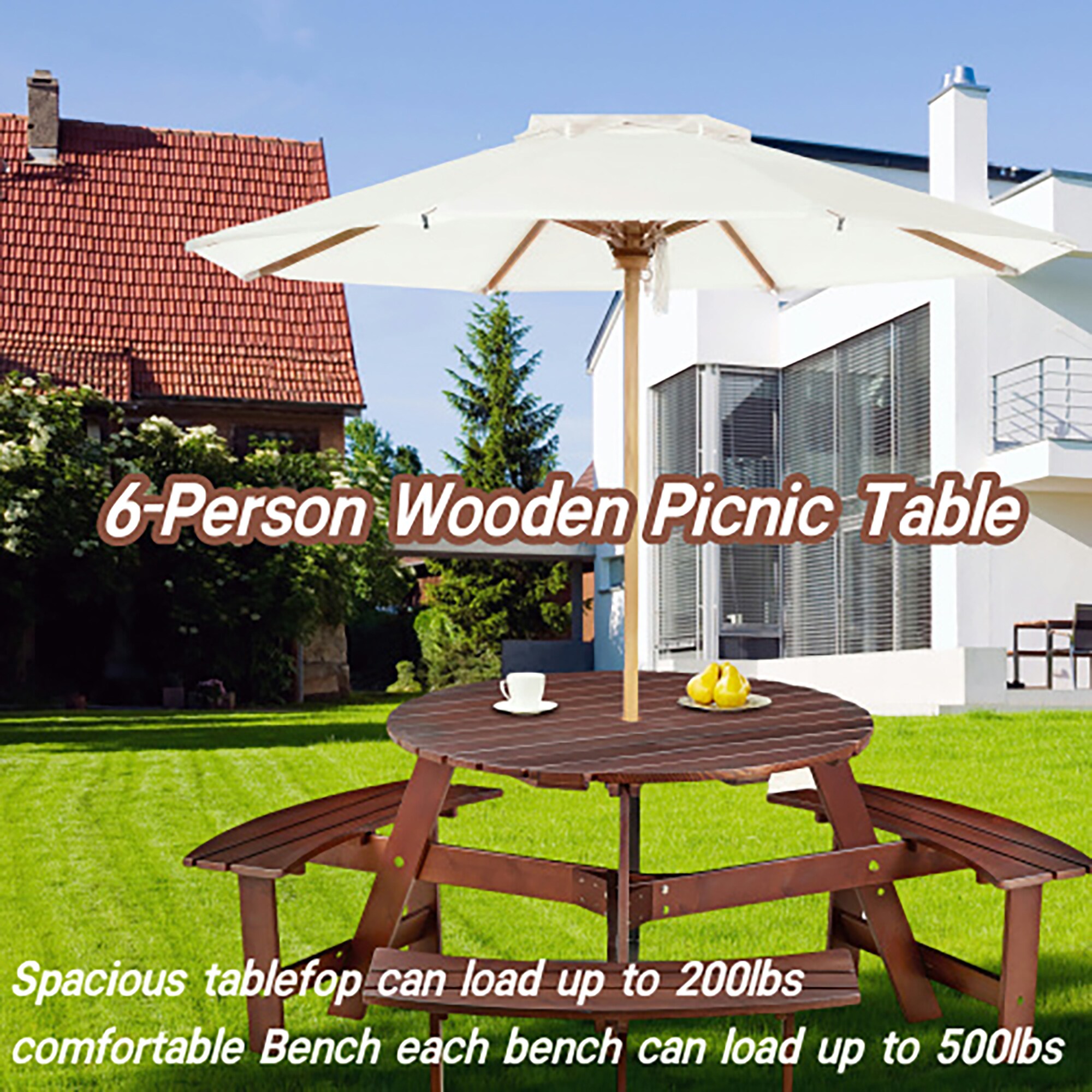 CASAINC WF-SM-H-NY Picnic-Tables - View #8