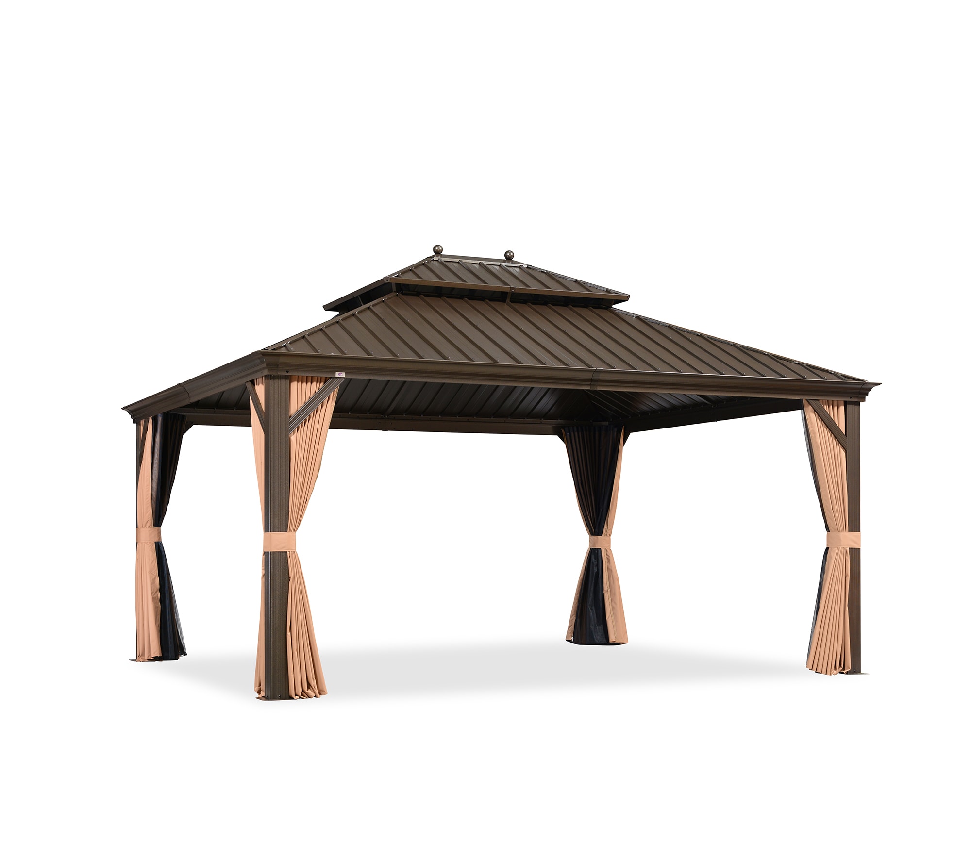 PURPLE LEAF LSMHS1315DB Wood-Resin-Gazebos - View #2