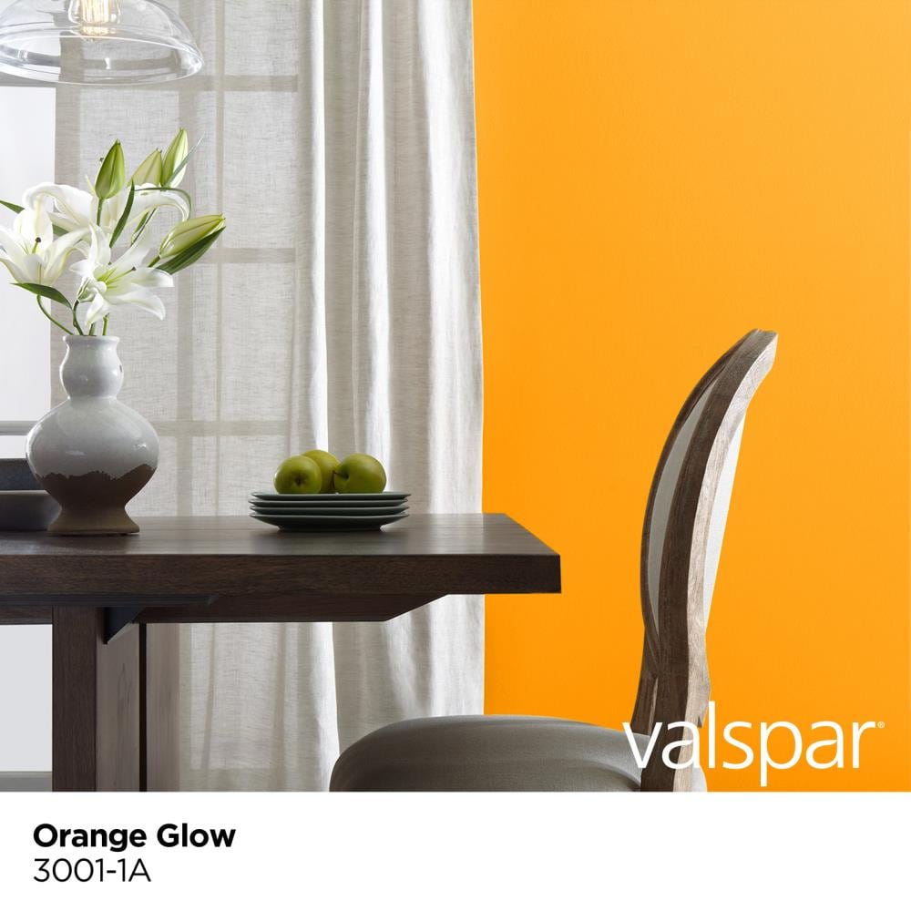 Valspar 3001-1A Orange Glow Precisely Matched For Paint and Spray Paint