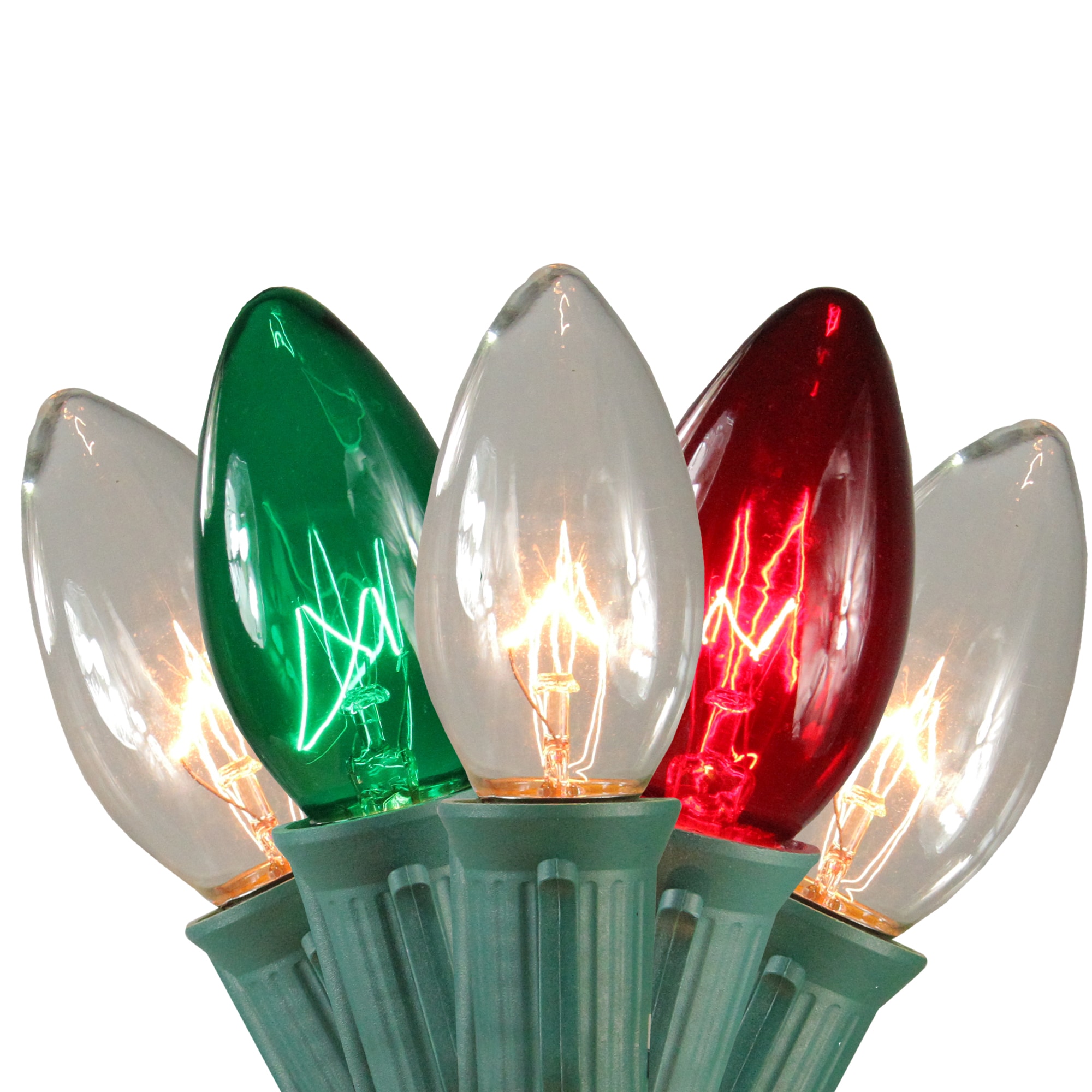 Northlight 32913372 15-Marker Multicolor Light Bulb Christmas Pathway Markers