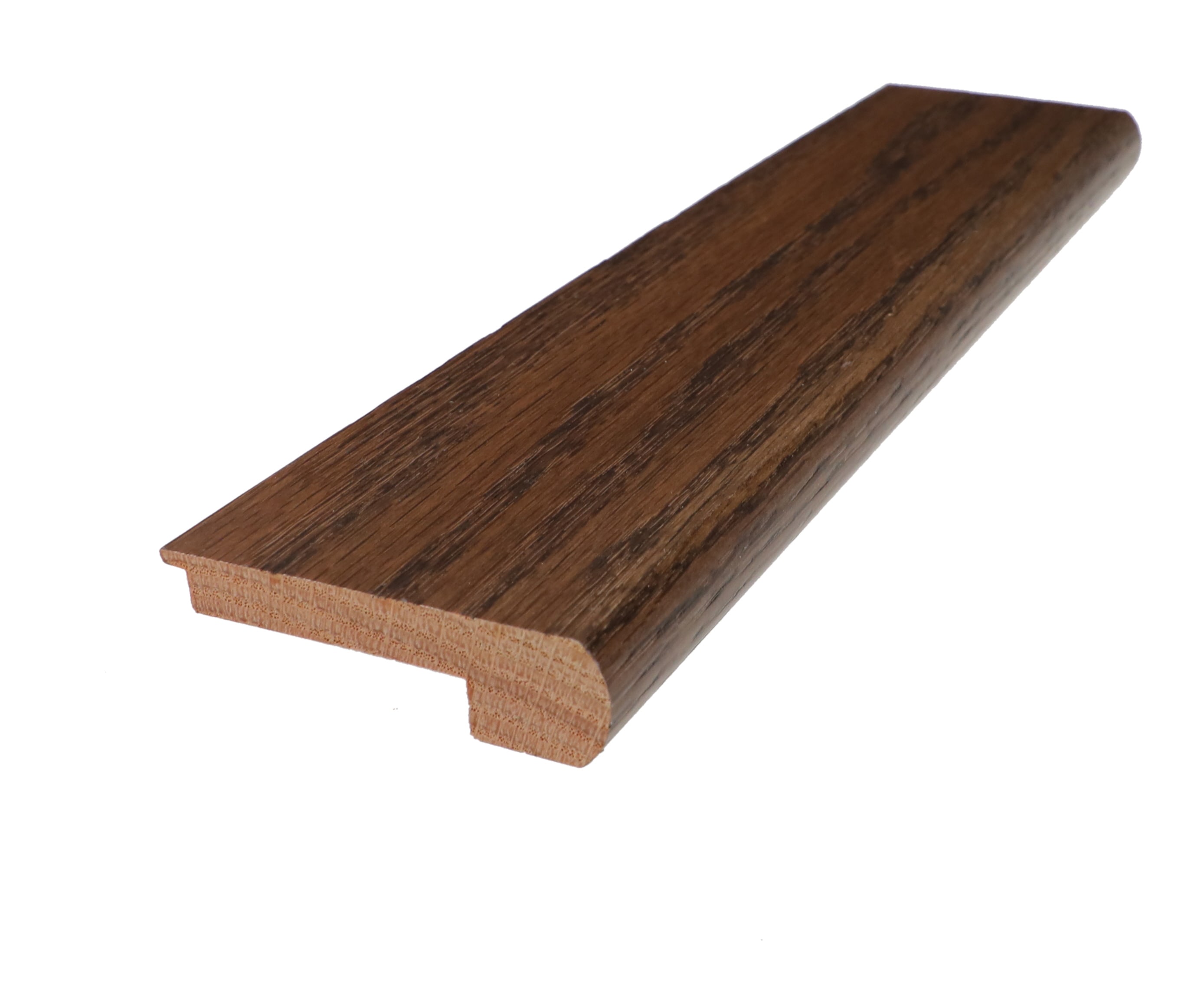 Flexco LSN0008 2.75-Inches x 78-Inches x 0.38-Inches Brown Finished Wood Oak Flush Stair Nosing