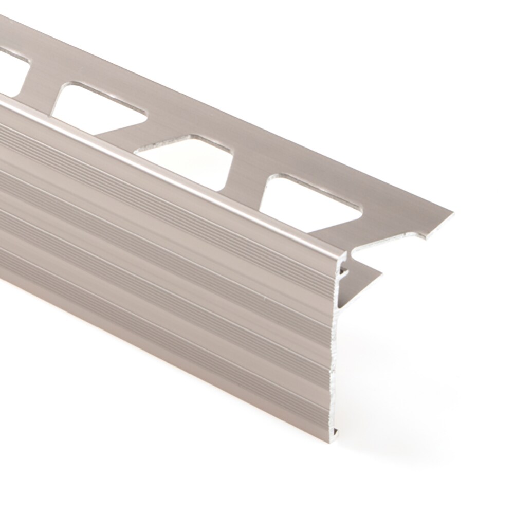 Schluter Systems SS125AT30 Schiene-Step 0.5-in W x 98.5-in L Satin Nickel Anodized Aluminum Aluminum Step Tile Edge Trim