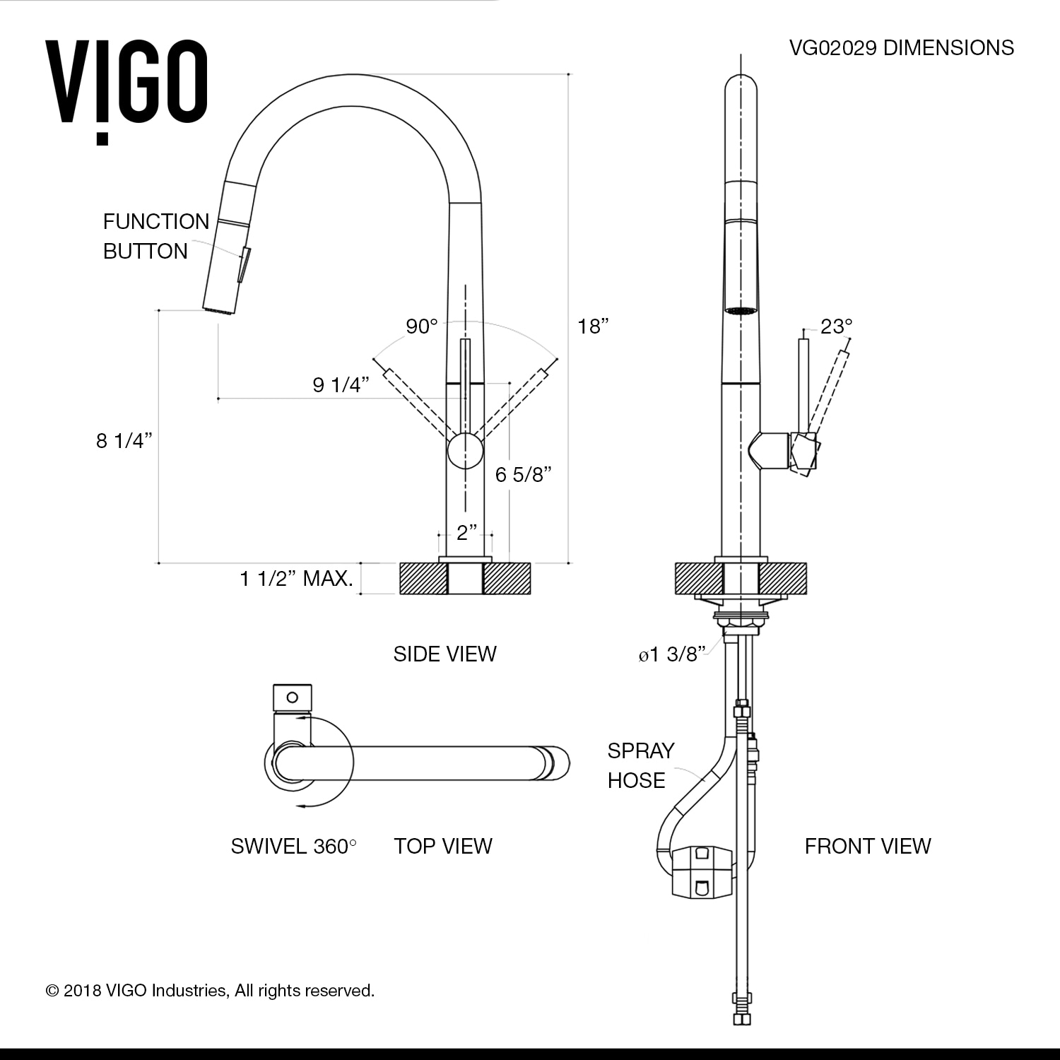 VIGO VG02029STK2 Kitchen-Faucets - View #9