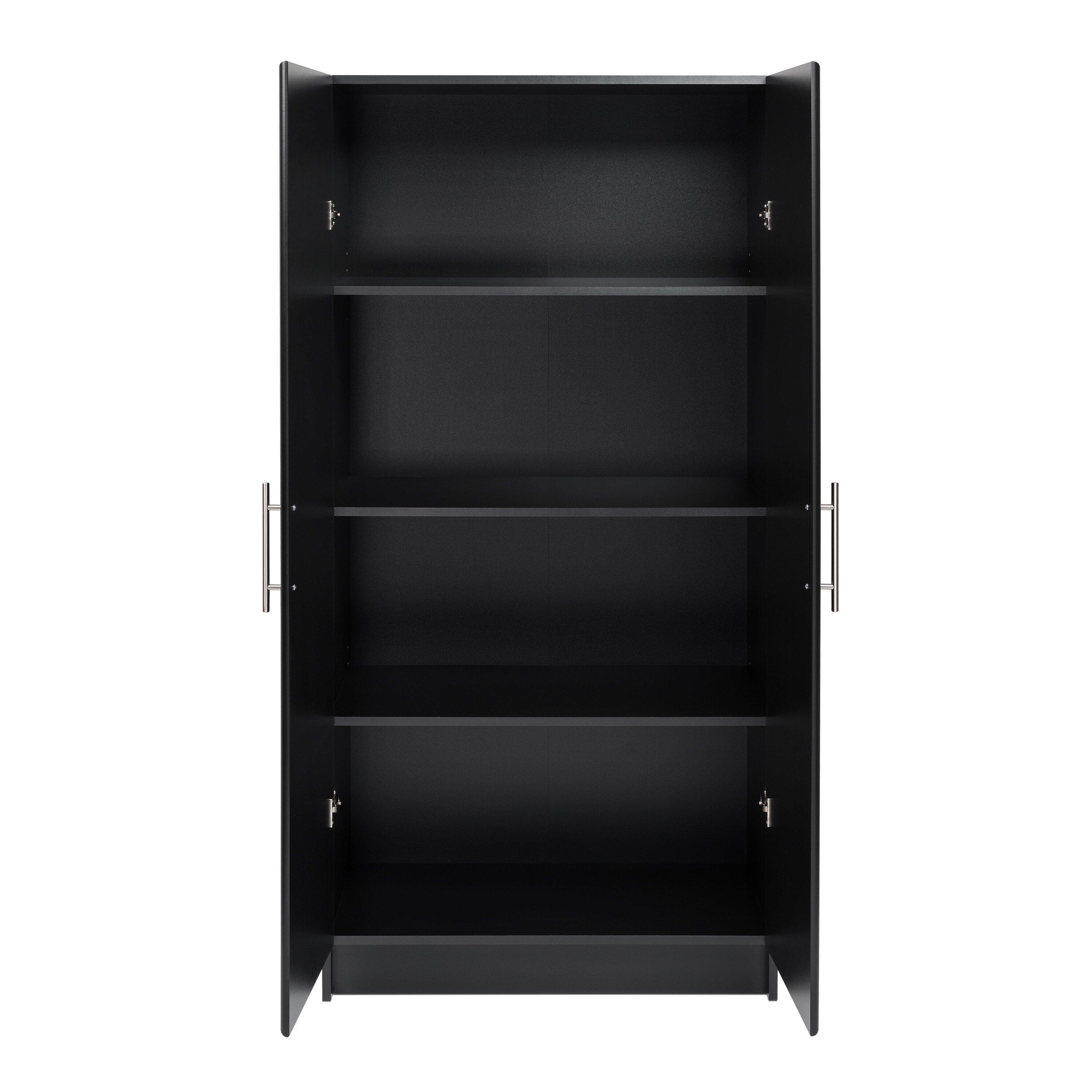 Lepeuxi Garden Storage Shed Storage Cabinet Storage Utility Cabinet with 4 Shelves Black 