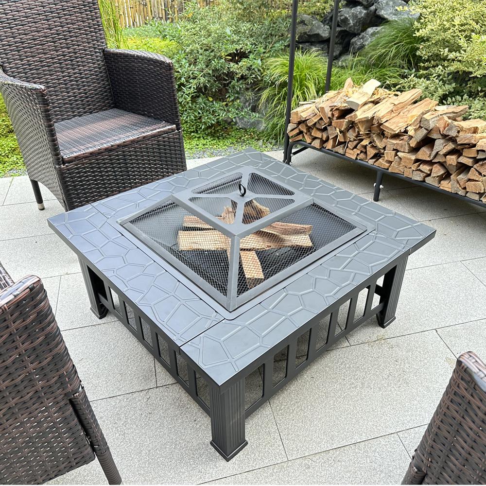 Bayfeve BFQS-73120-FP Outdoor-Woodburning-Firepits - View #3
