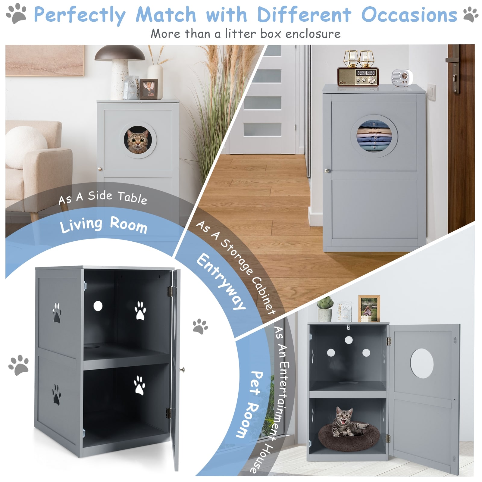 Forclover CJW-LBV01GR Litter-Boxes - View #7