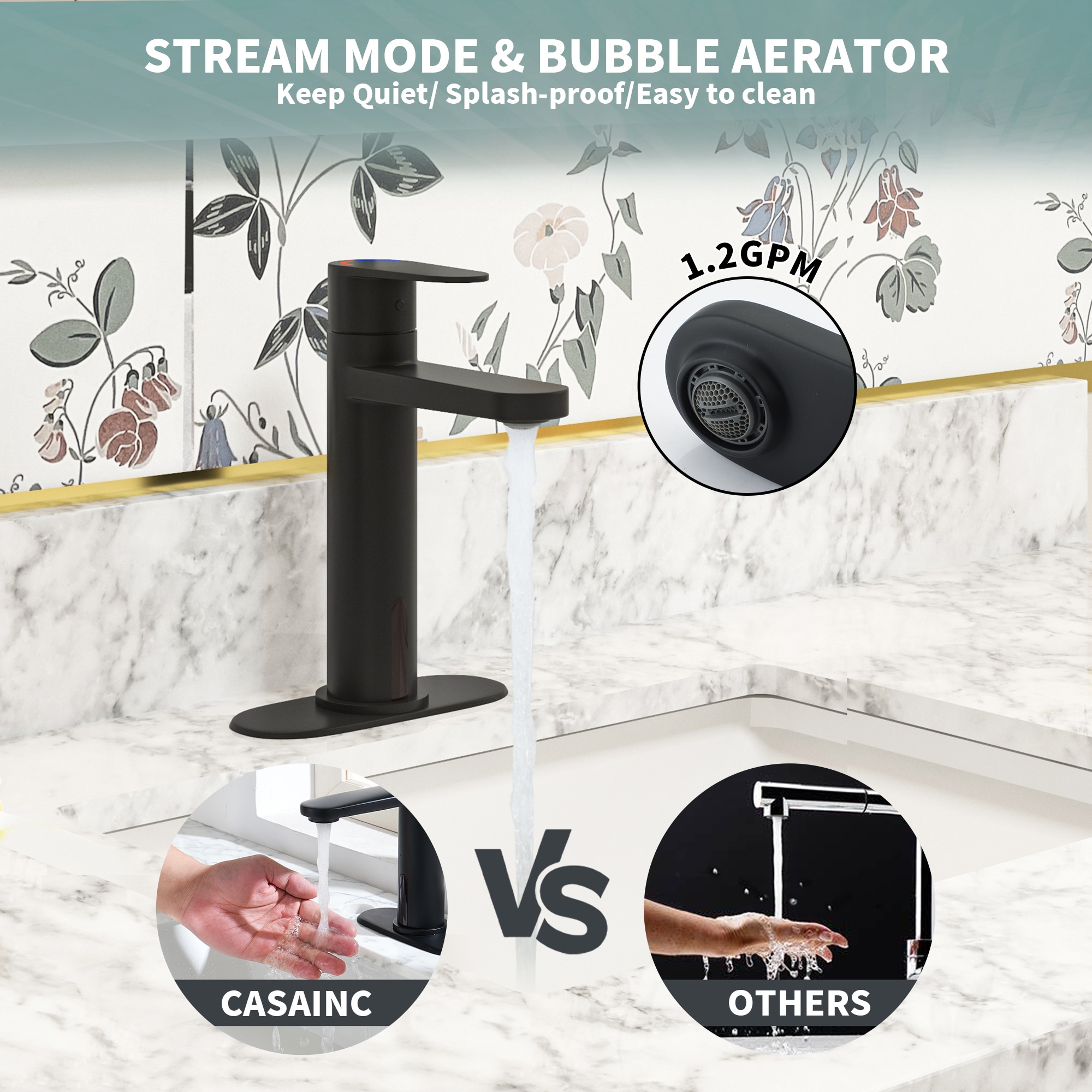 CASAINC CA-D0462-BN Kitchen-Faucets - View #3