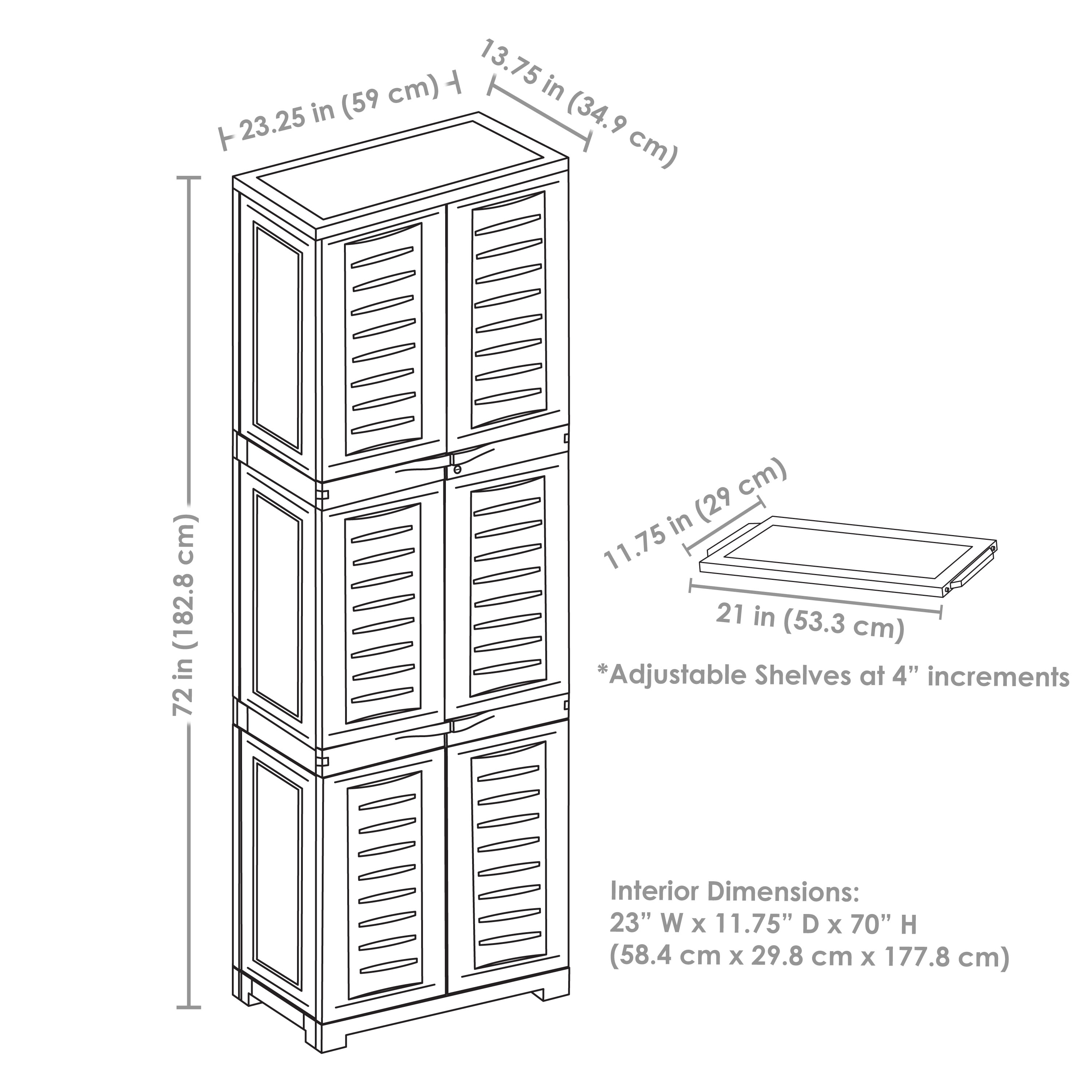 Sunnydaze Decor SUP-271 Utility-Storage-Cabinets - View #8