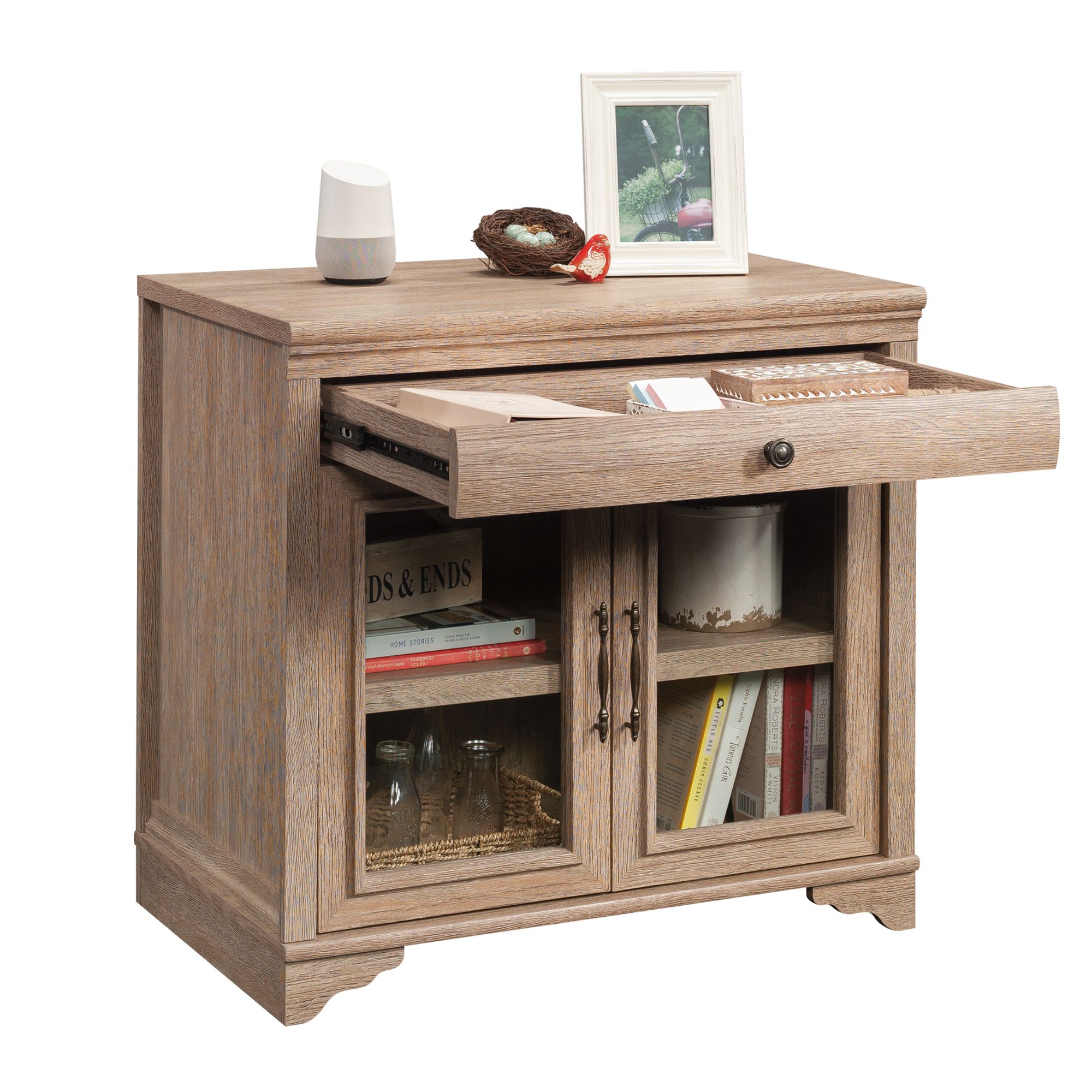 Sauder  Rollingwood Commercial Office Cabinet Brushed Oak finish