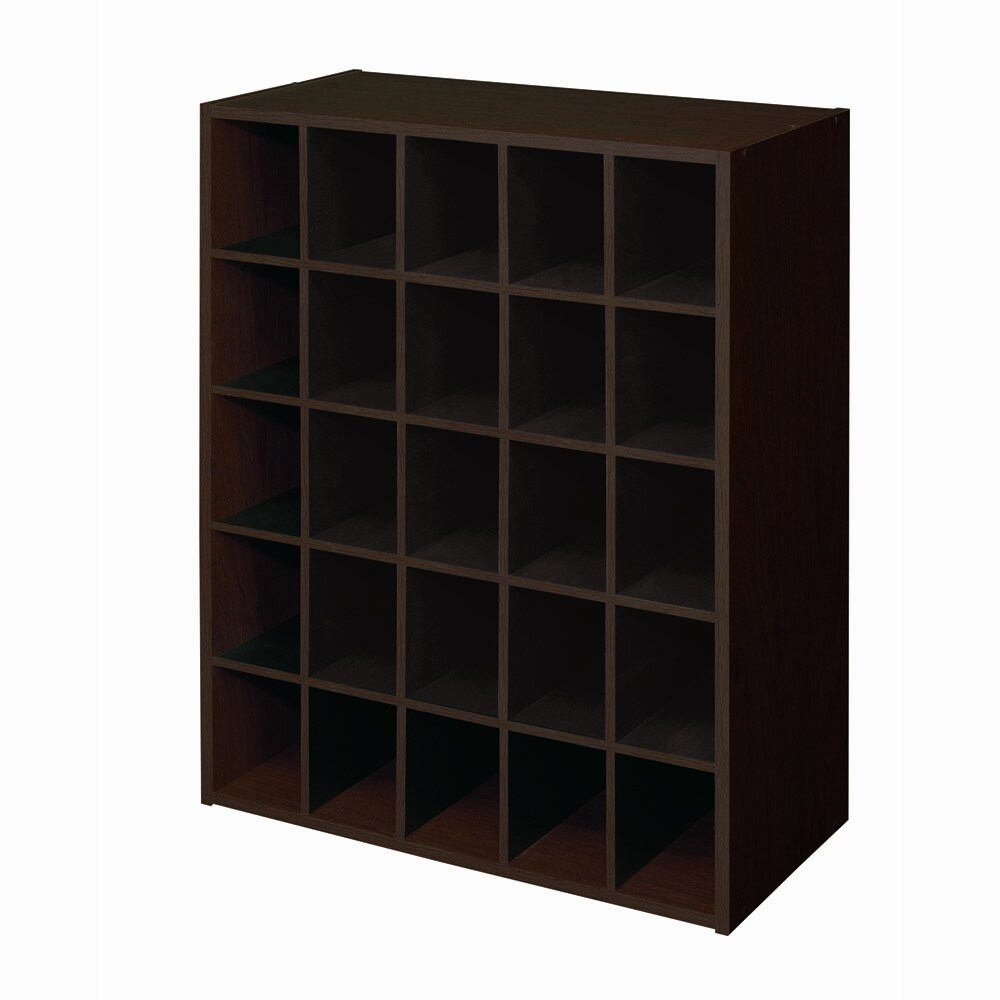 ClosetMaid 11.63-in H x 24-in W x 11.63-in D Espresso Stackable