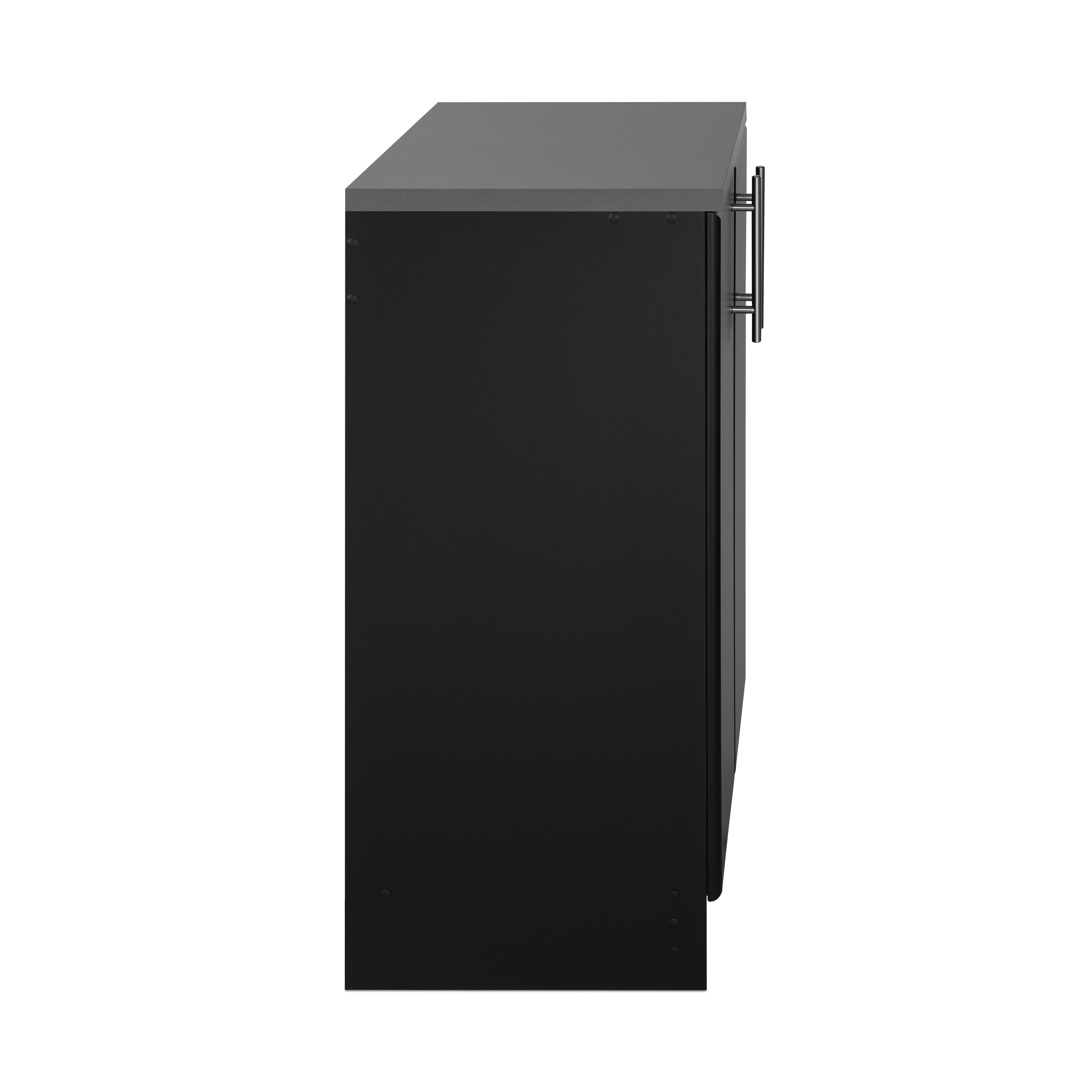 Prepac Elite 32-in W x 35.75-in H Wood Composite Black Freestanding Utility  Storage Cabinet in the Utility Storage Cabinets department at