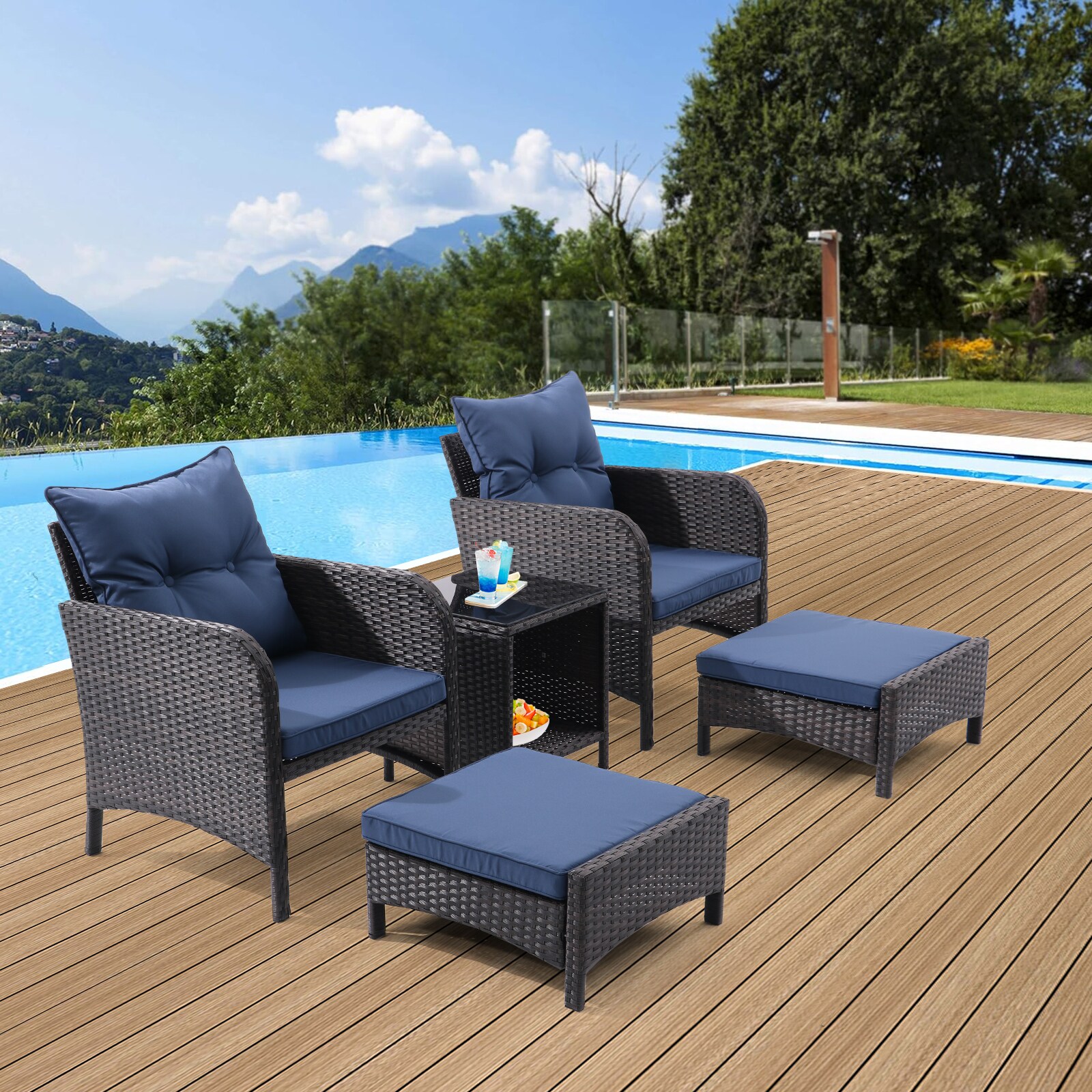 Forclover CKT-175018 Patio-Conversation-Sets - View #4