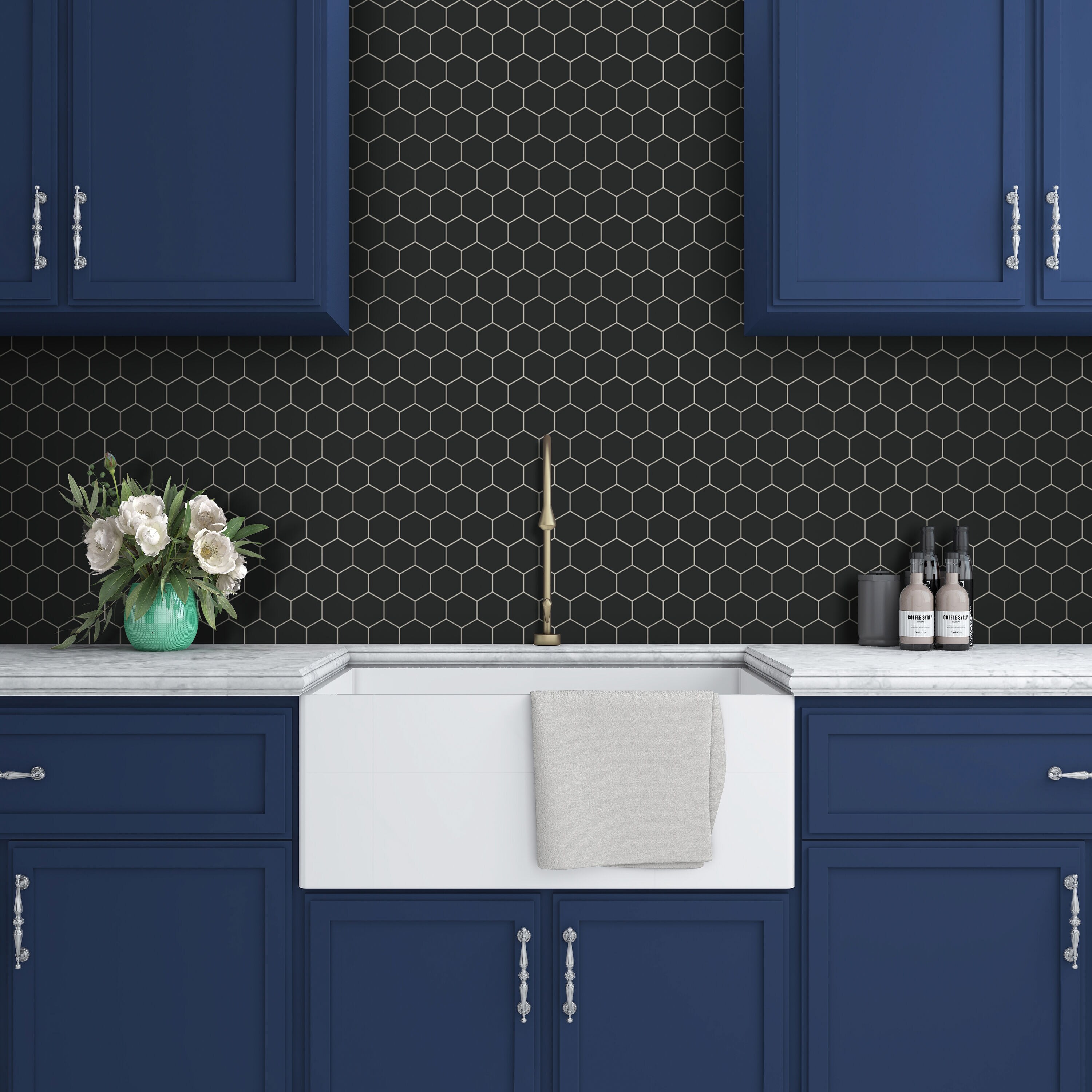 SUNWINGS HEX48-BLK-10 Ceramic-Tile - View #4
