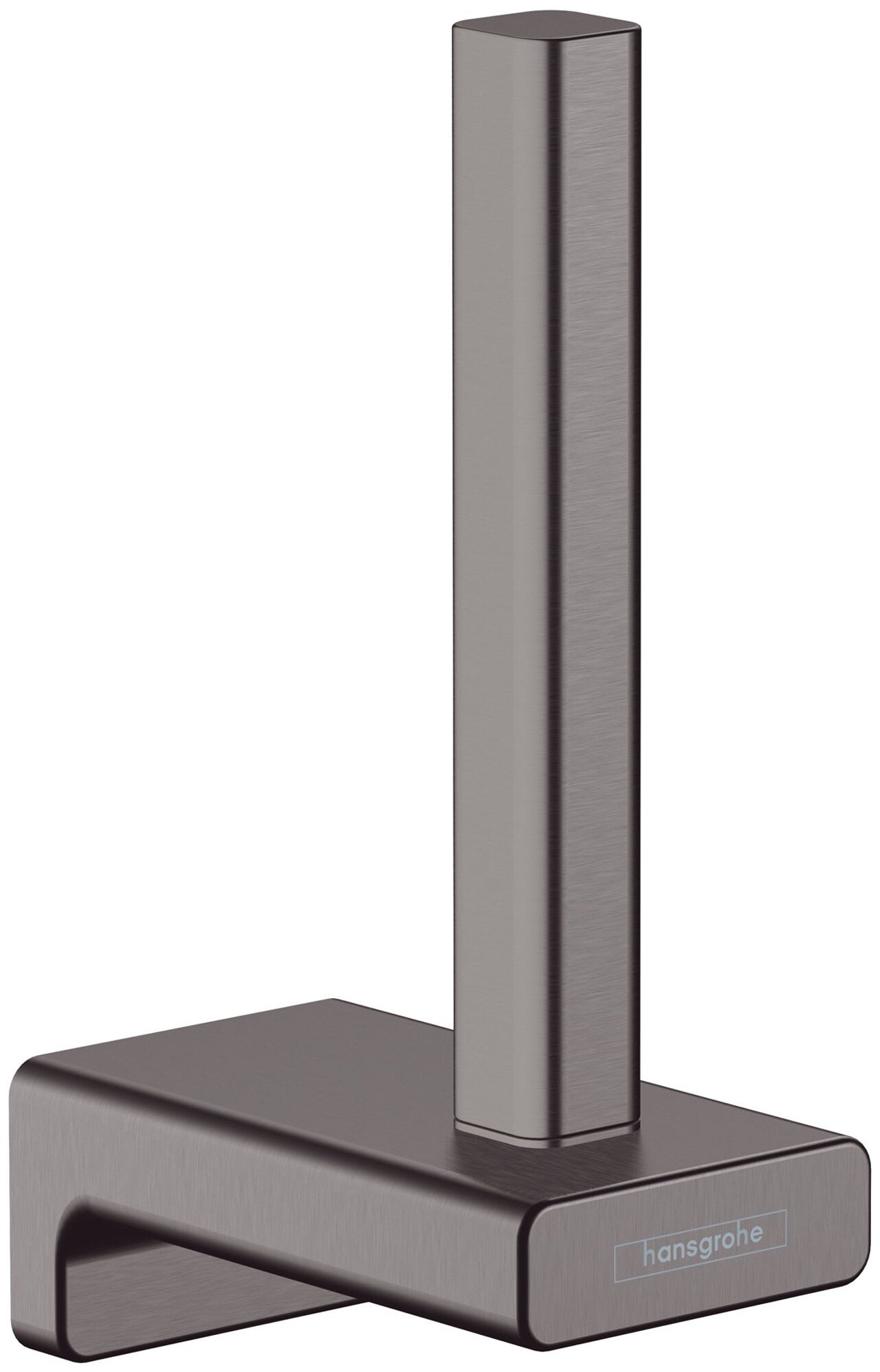 Hansgrohe 41756340 AddStoris Brushed Black Chrome Wall mount Euro Toilet Paper Holder 1 -Rolls