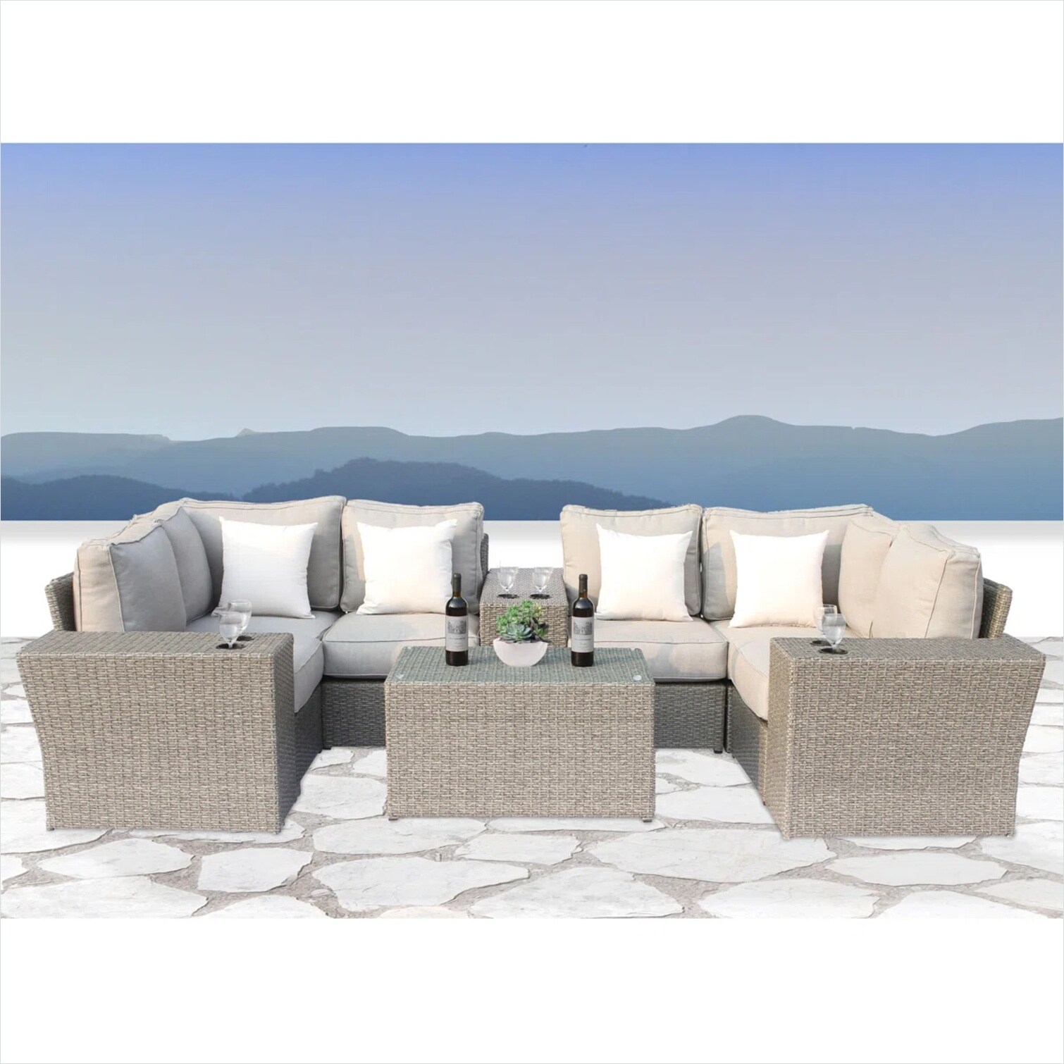 SunJet 7GZM5HPQJTA7 Patio-Conversation-Sets - View #6