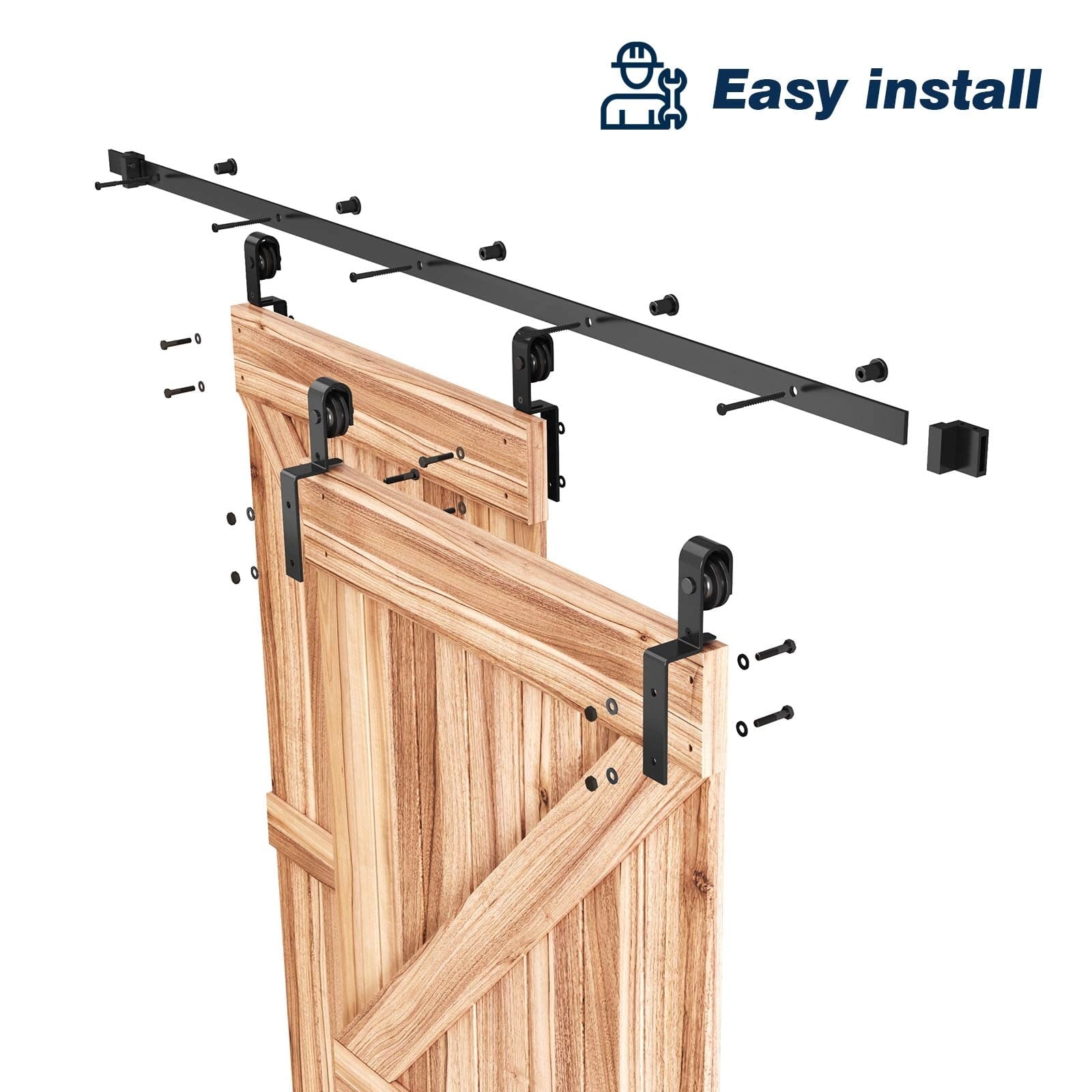 Phyfalip LPF0502Q24 Barn-Door-Roller-Kits - View #6