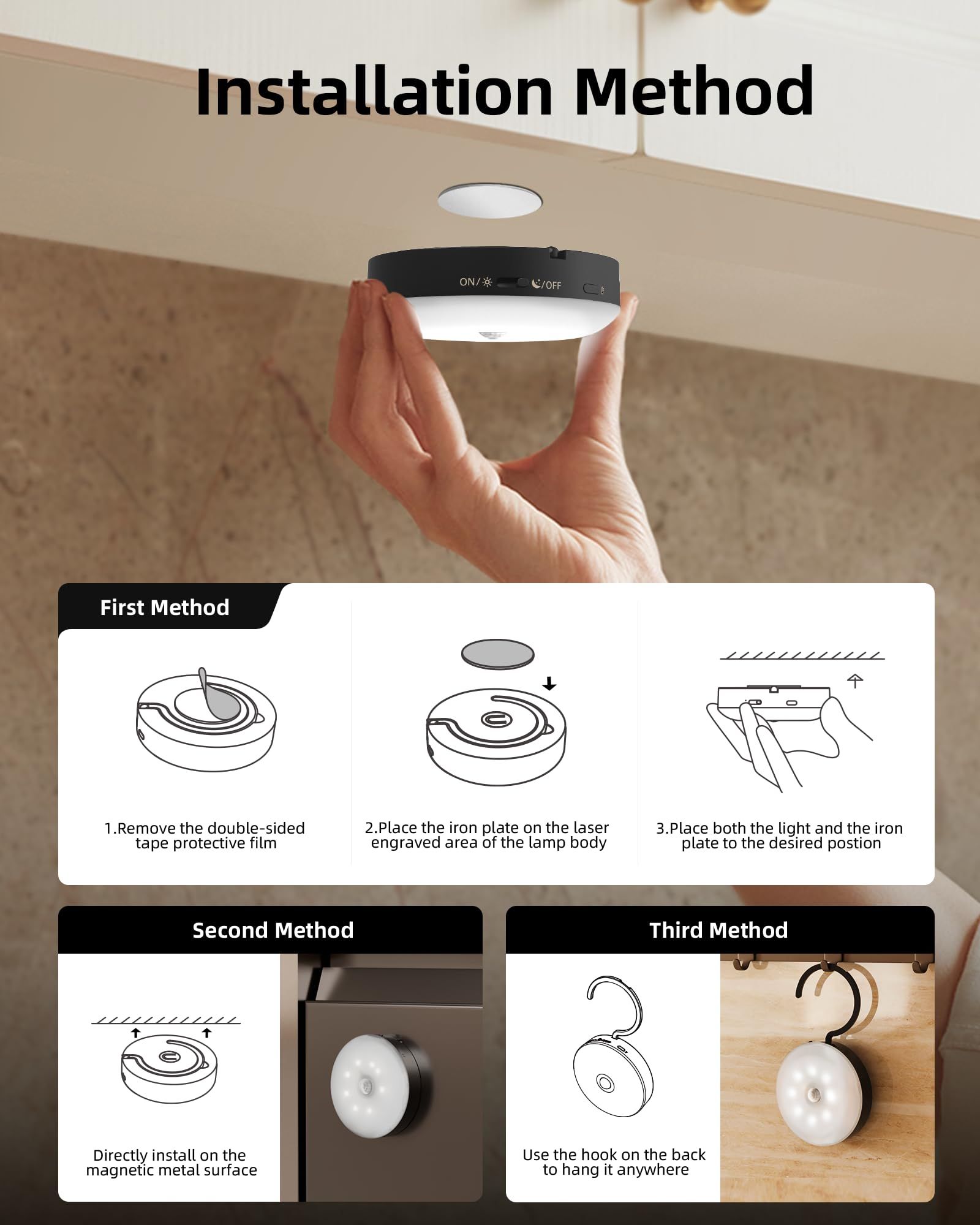 EZVALO EZL2415A-6-BK Led-Cabinet-Lighting - View #4