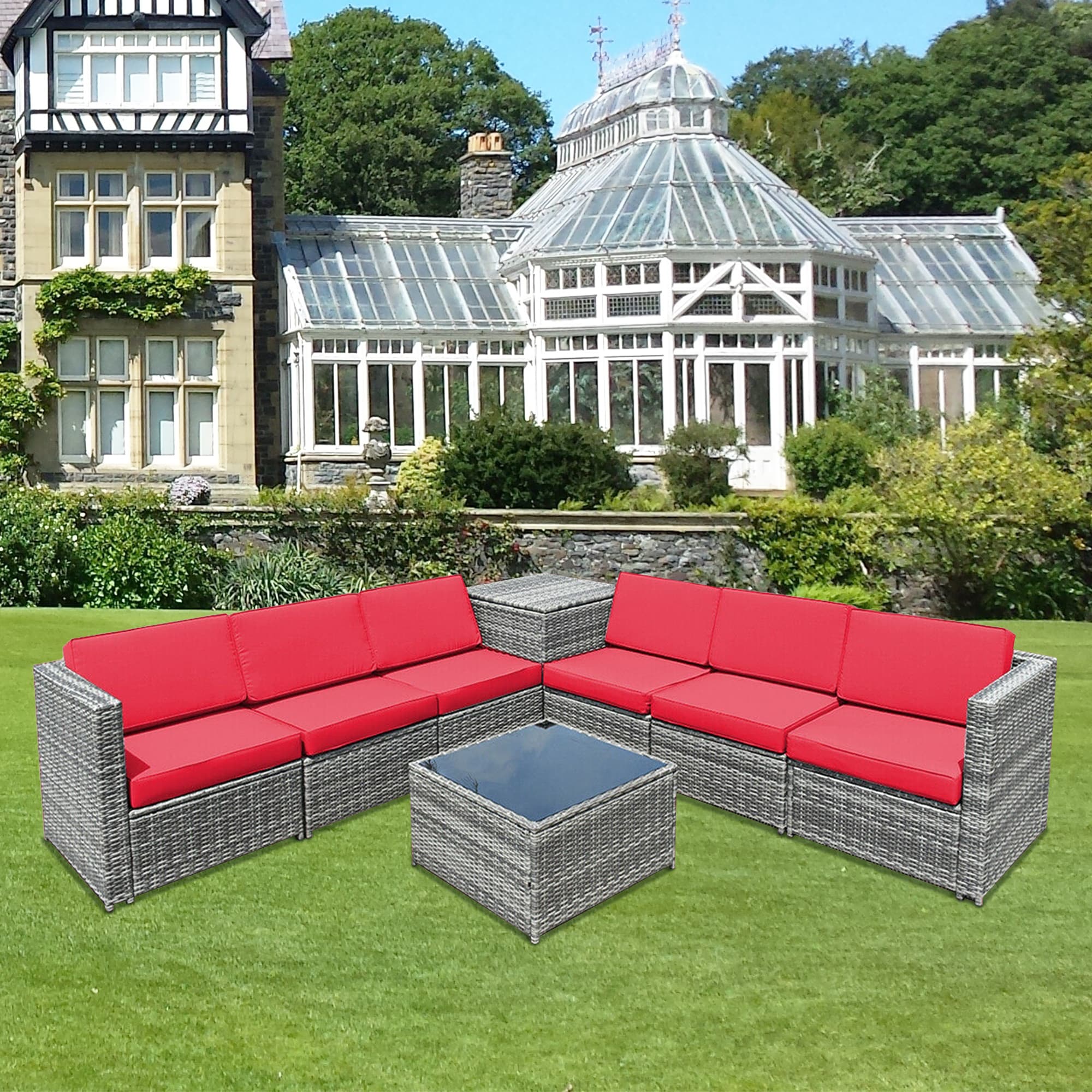 WELLFOR OUJ65782BRE+ Patio-Conversation-Sets - View #5
