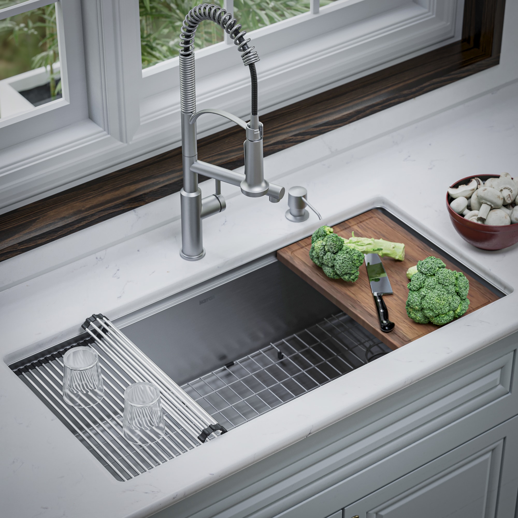 Karran WS-39-PK1 Kitchen-Sinks - View #5