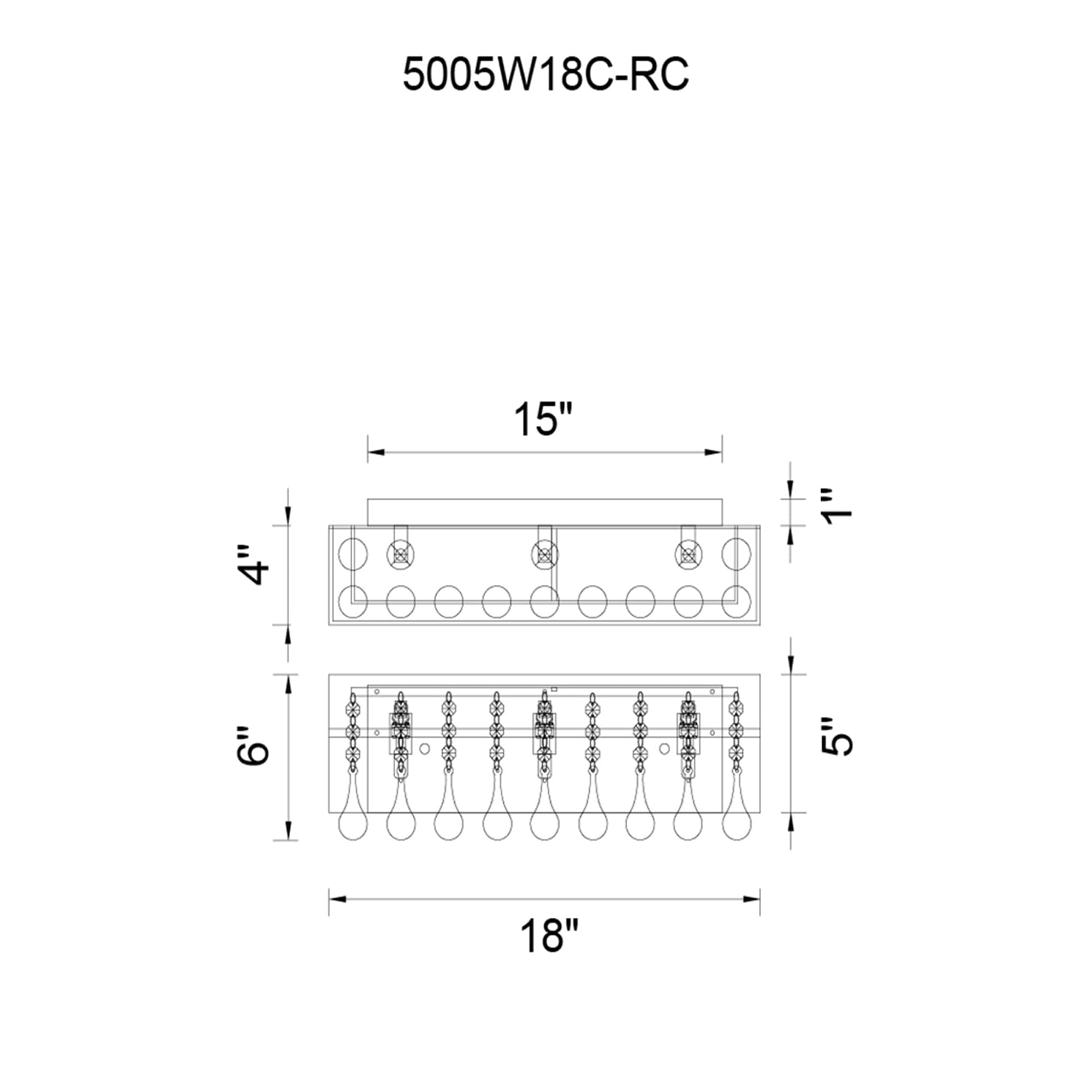 CWI Lighting 5005W18C-RC (S) b089995 - View #7