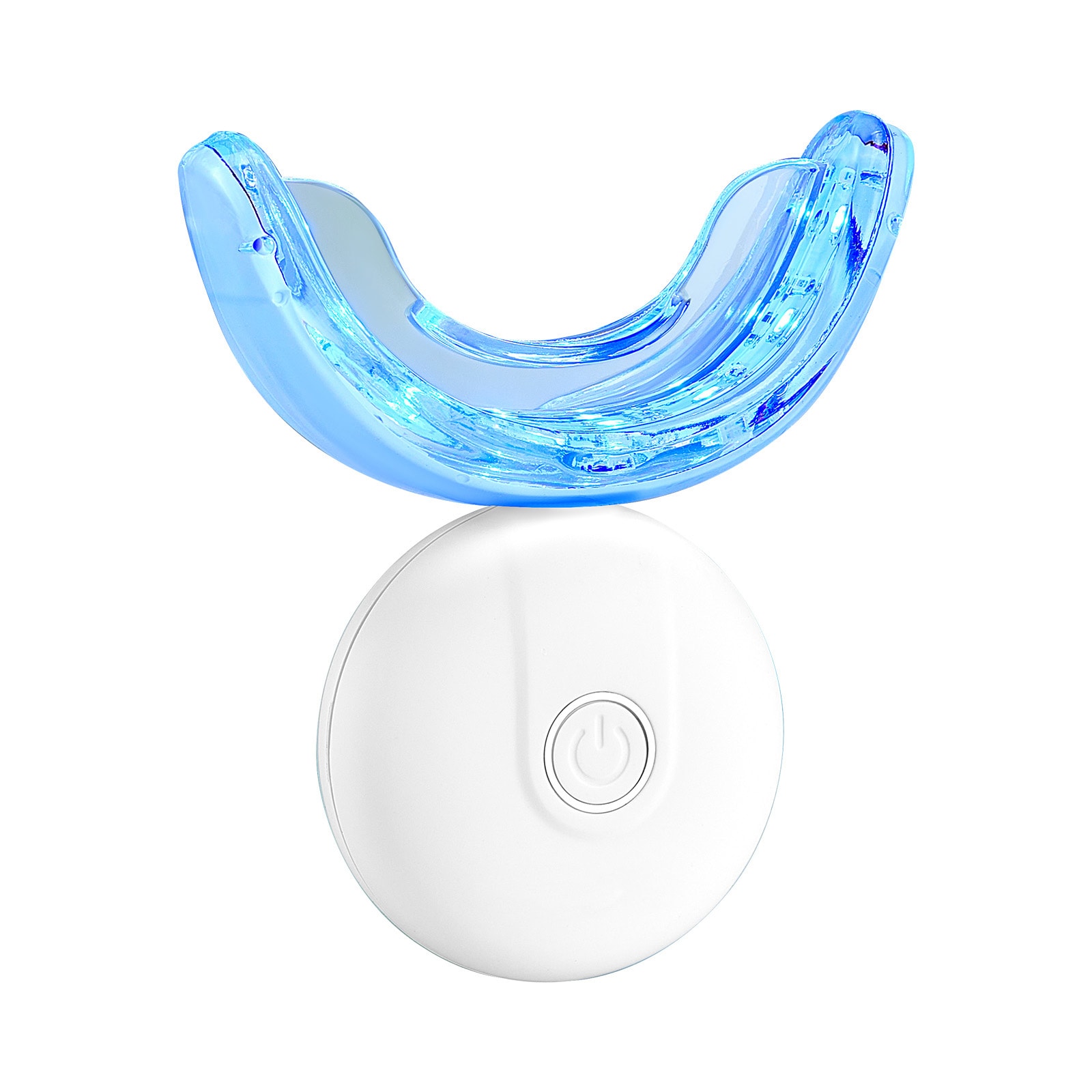 GIVIMO Teeth Whitening Kit with 32 LED Light Wireless Whitening System with Strips Gel Syringes Pens and U-Shaped Tray for Fast Stain Removal at Home or On the Go