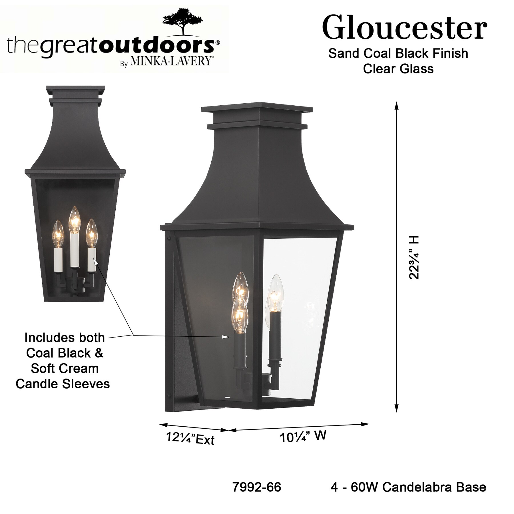The Great Outdoors 7992-66 Outdoor-Wall-Lighting - View #6