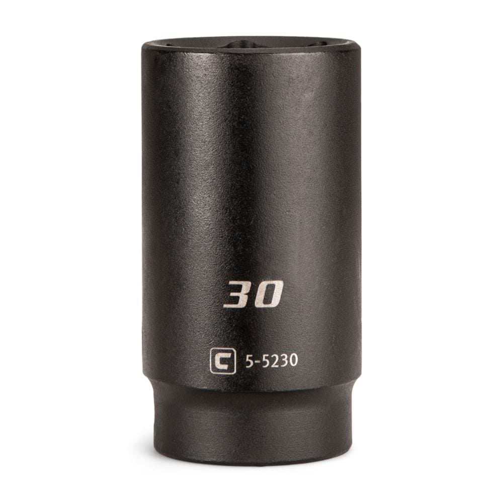 Capri Tools CP55230 Metric 1/2-in Drive 30mm 6-point Impact Socket Individual