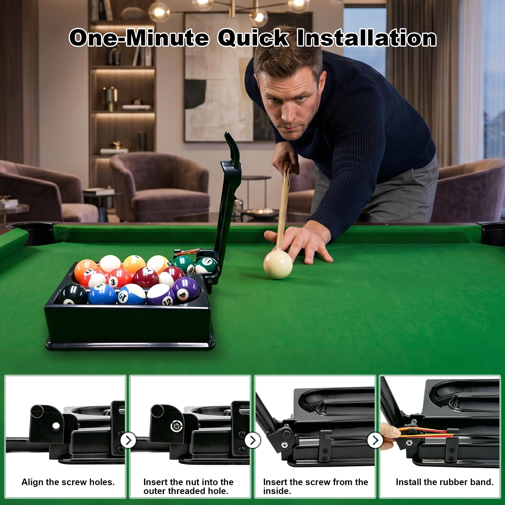 SenQWFa LDC0810Q356 Pool-Table-Accessories - View #5
