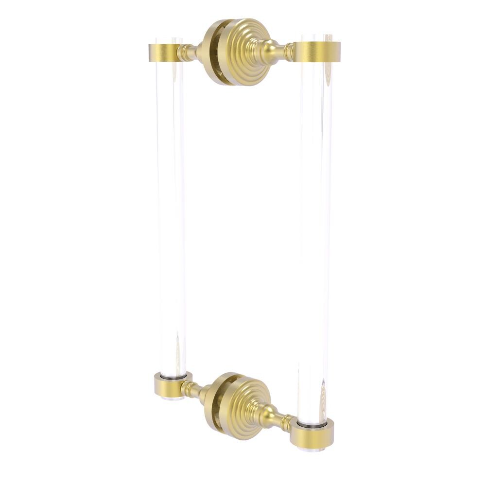 Allied Brass PG-406-12BB-SBR Satin brass 12-Inches Hinged shower door Handle
