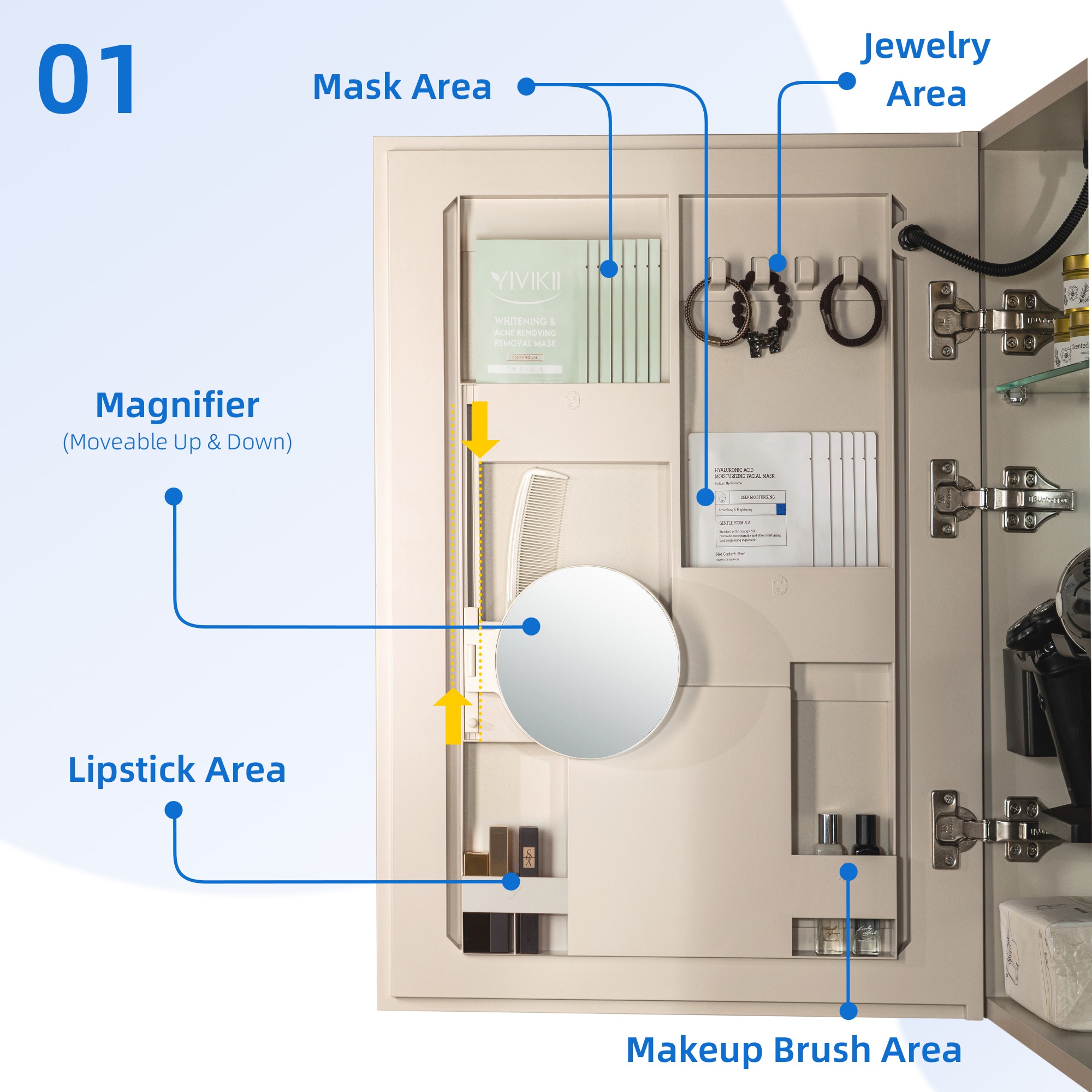 Woodbridge LMC013 Bathroom-Medicine-Cabinets - View #3