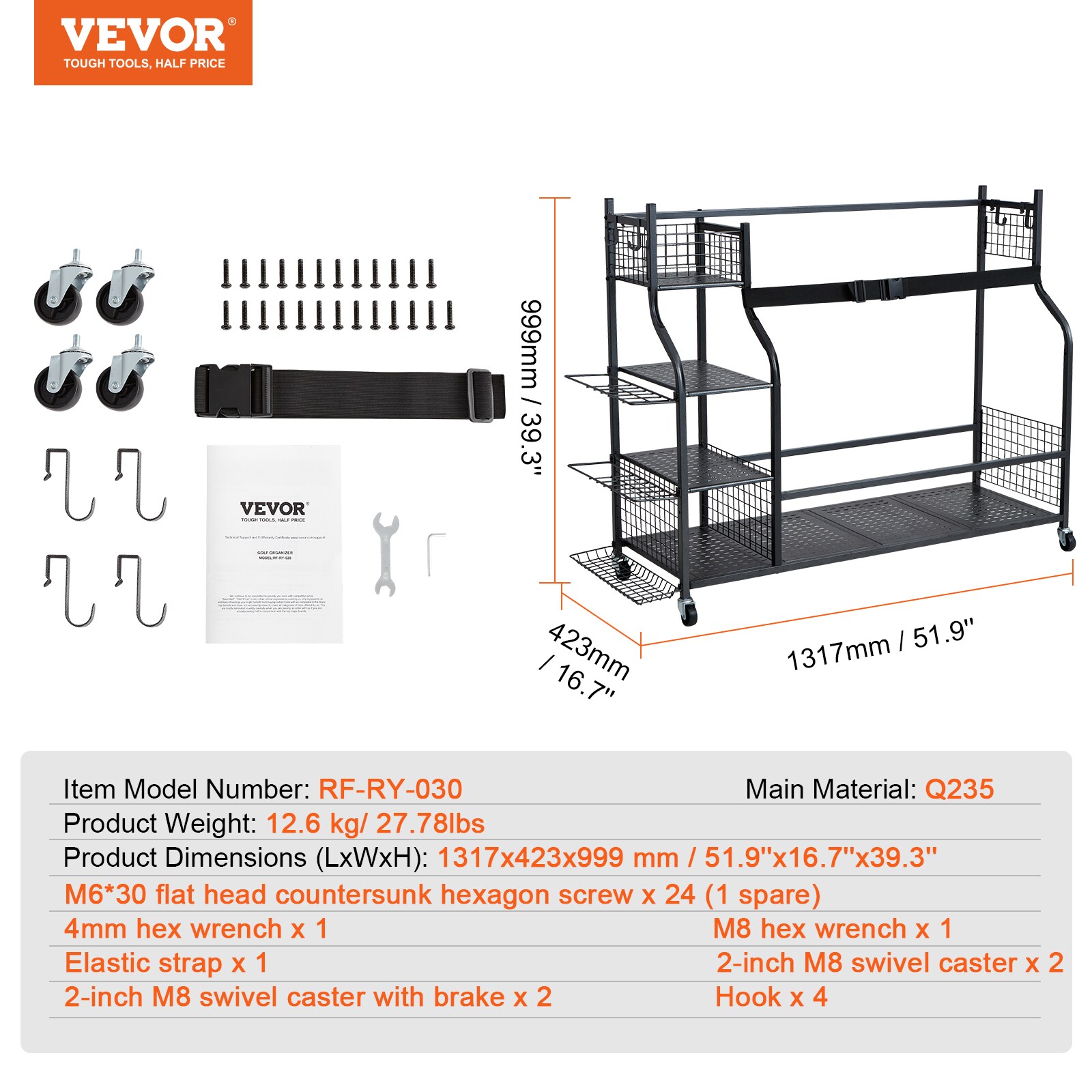 VEVOR GEFSNJHSS4G3RW6OGV0 Sports-Equipment - View #8