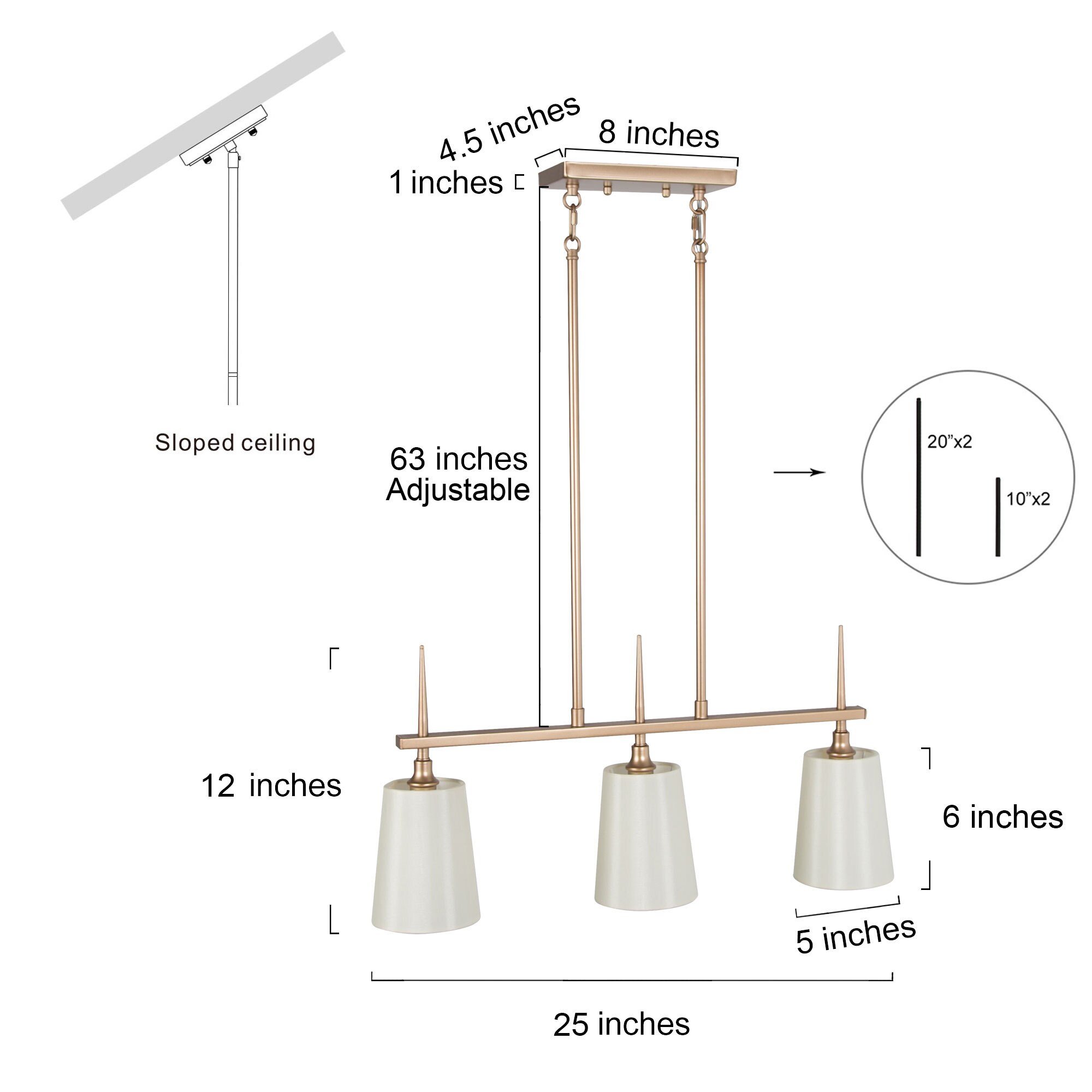 LNC AQEQEVLWS4035H7 Pendant-Lights - View #7
