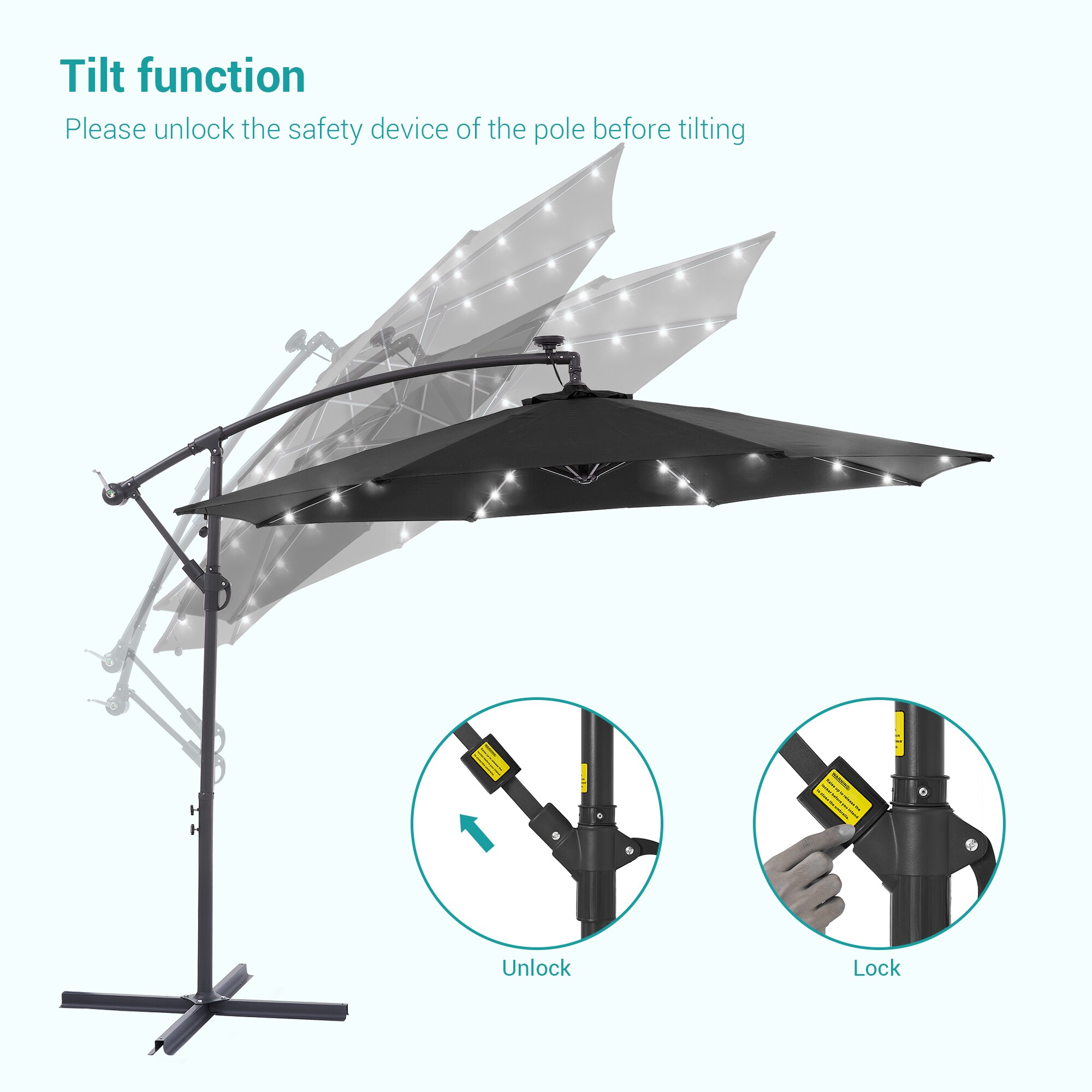 ACEGOSES LW-LED34B Umbrellas-2 - View #5