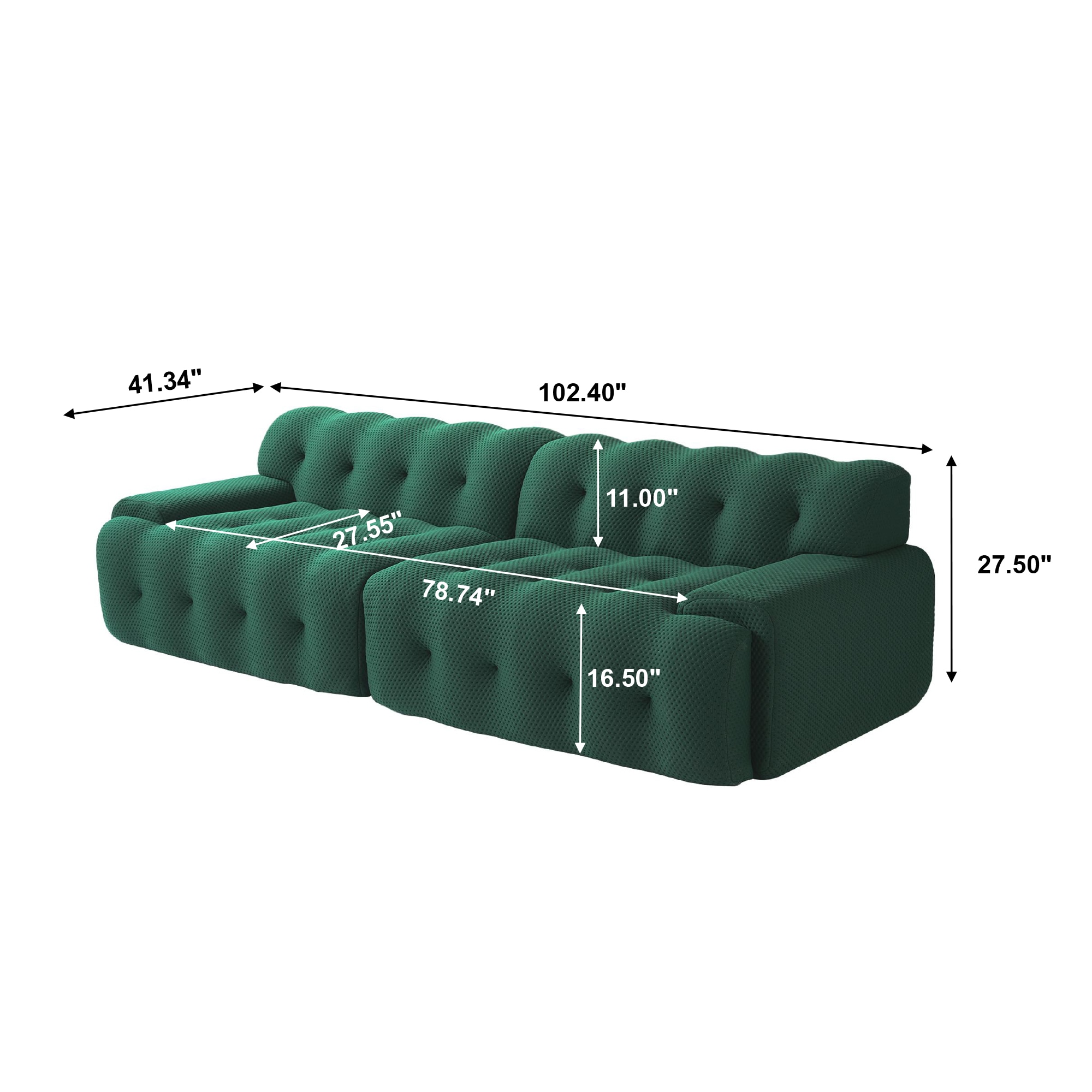 BuotiqHom DH-S3-129GN Sofas-Loveseats - View #2