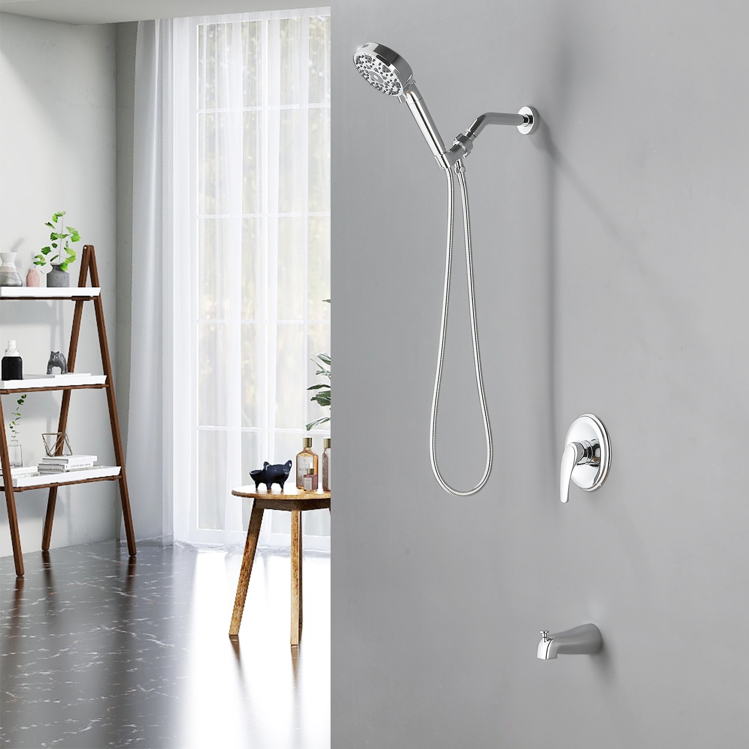 WELLFOR GIG-602MB Tub-Shower-Faucets - View #5