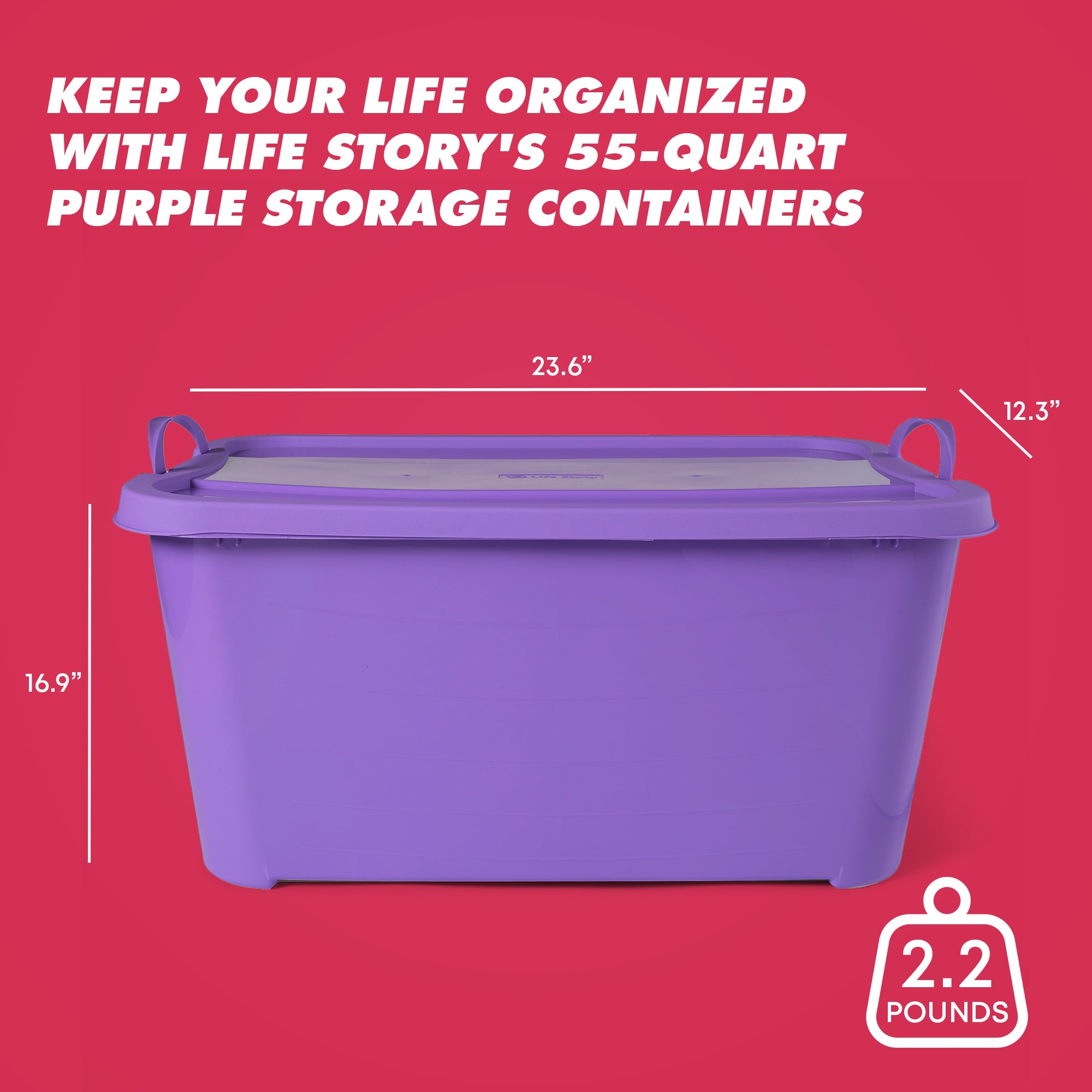 Life Story 118302 Plastic-Storage-Totes - View #3