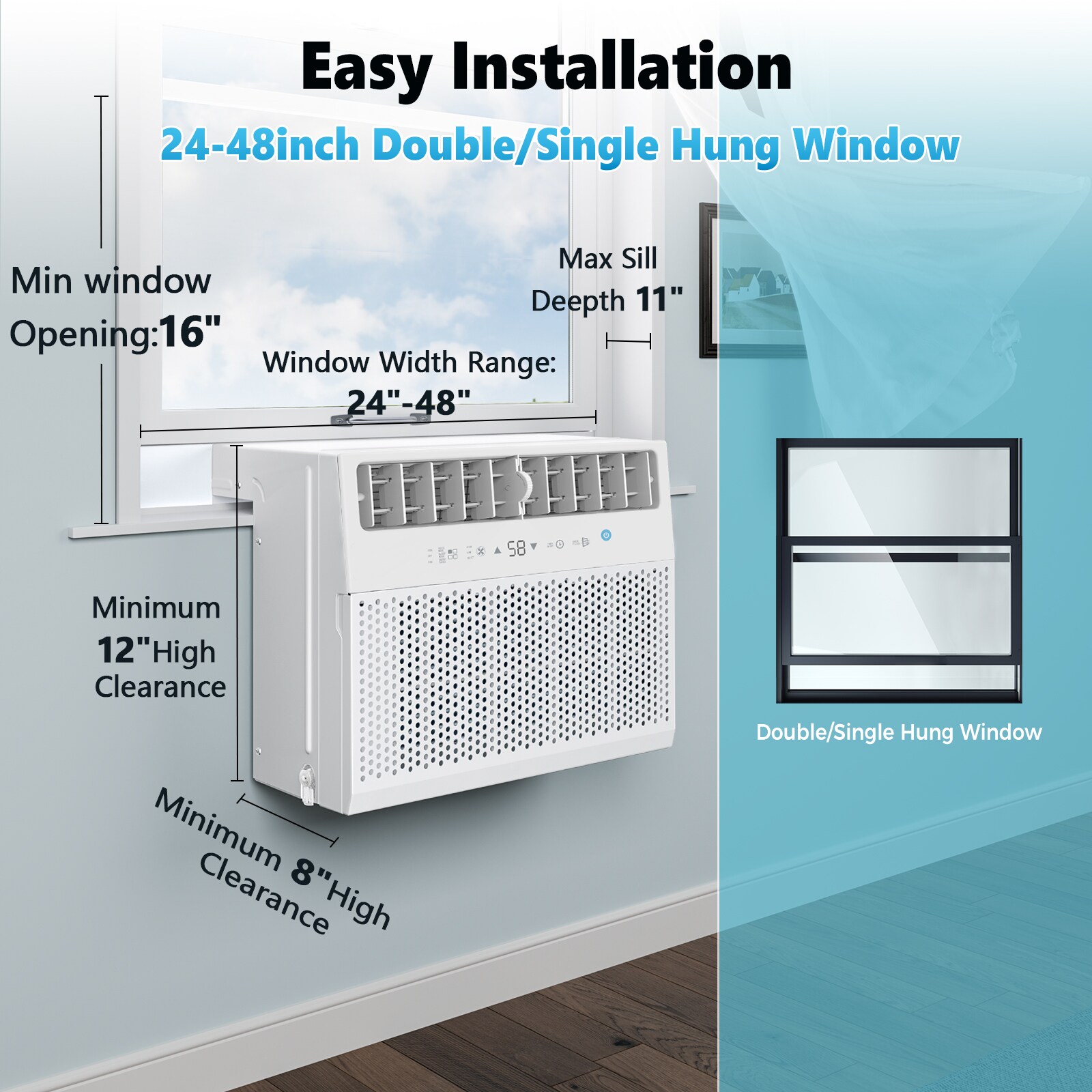 COWSAR LSA5418WAC12K Window-Air-Conditioners - View #6
