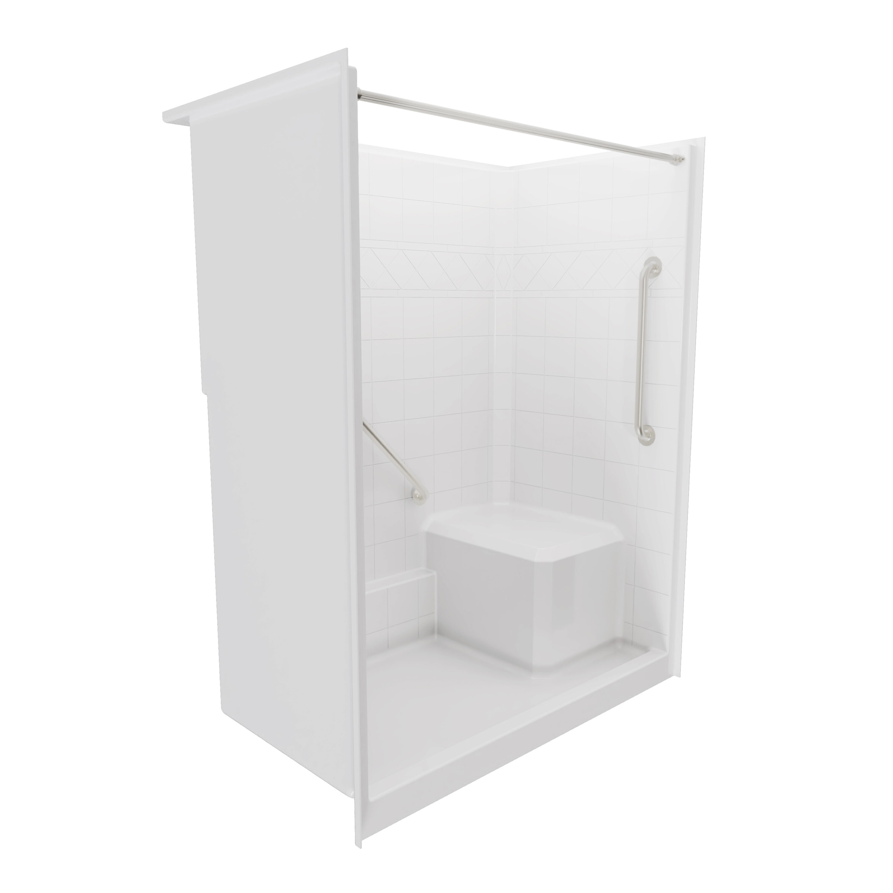 Laurel Mountain LM6036SH1S1PRWB2 Alcove-Shower-Kit - View #3