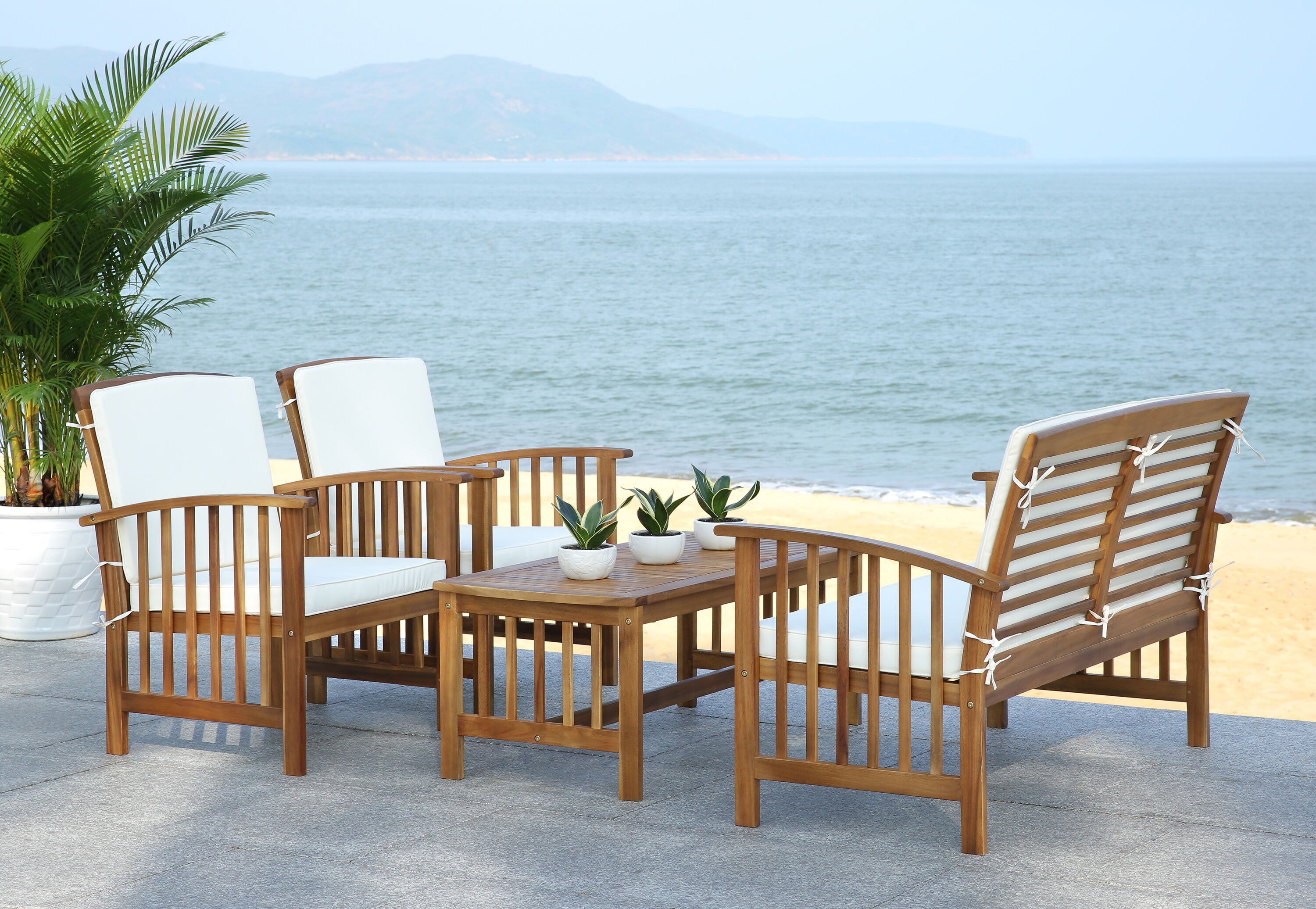 Safavieh PAT7007A Patio-Conversation-Sets - View #9