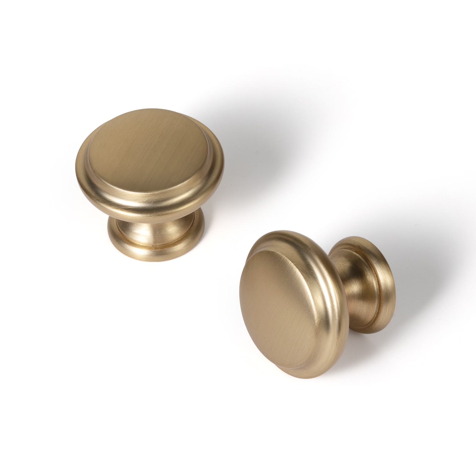 Miaokesen 9217UBR-KNOB-12 1-3/10-in Champagne Bronze Round Modern Cabinet Knob 12 -Pack