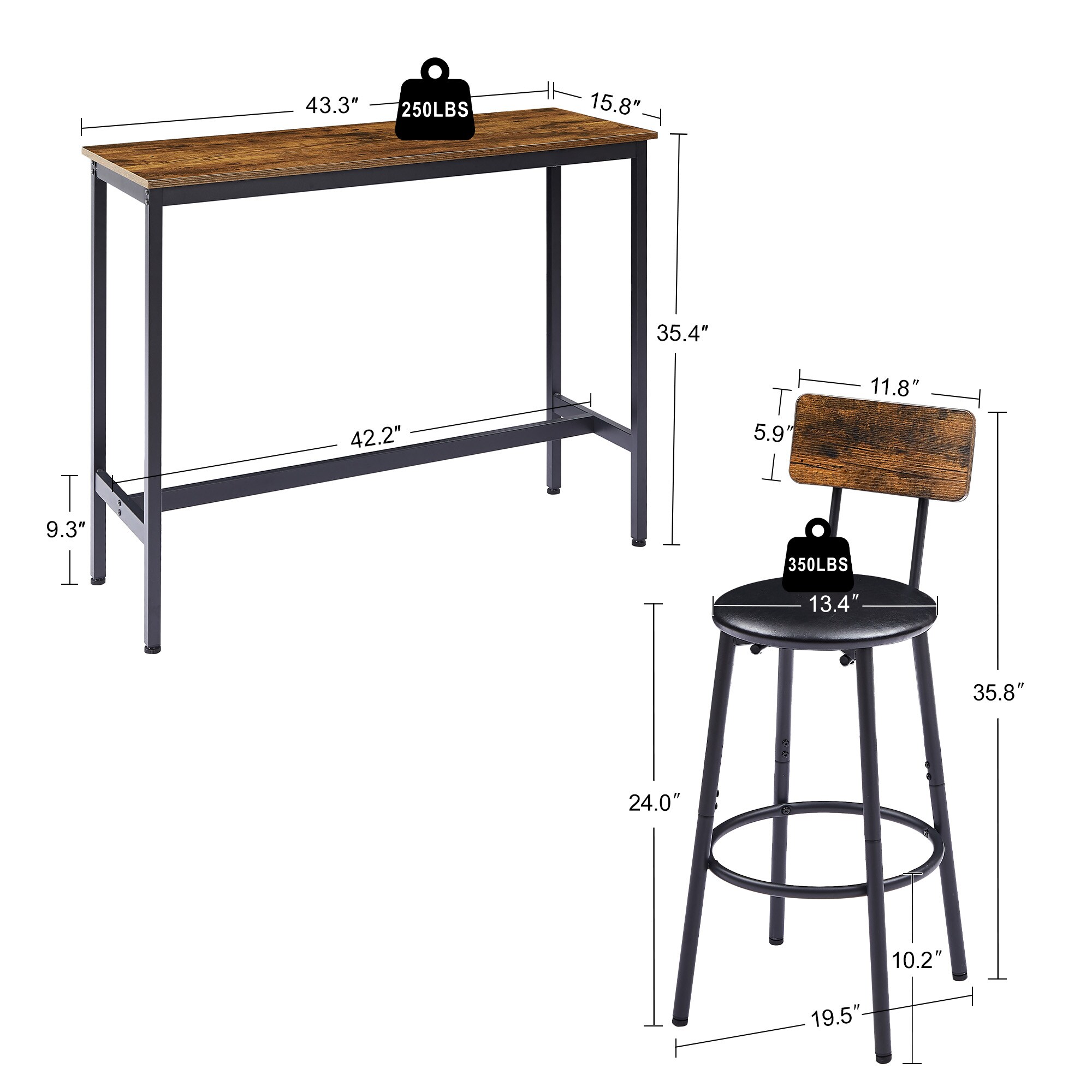Tinyhomie LW-WEM-3955 Dining-Sets - View #5