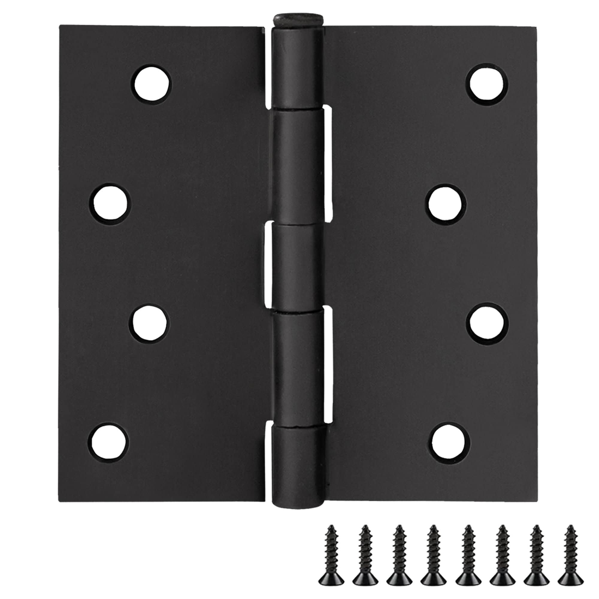 Design House 188995 4-in H Square Matte Black Butterfly Interior/Exterior Door Hinge 10 -Pack