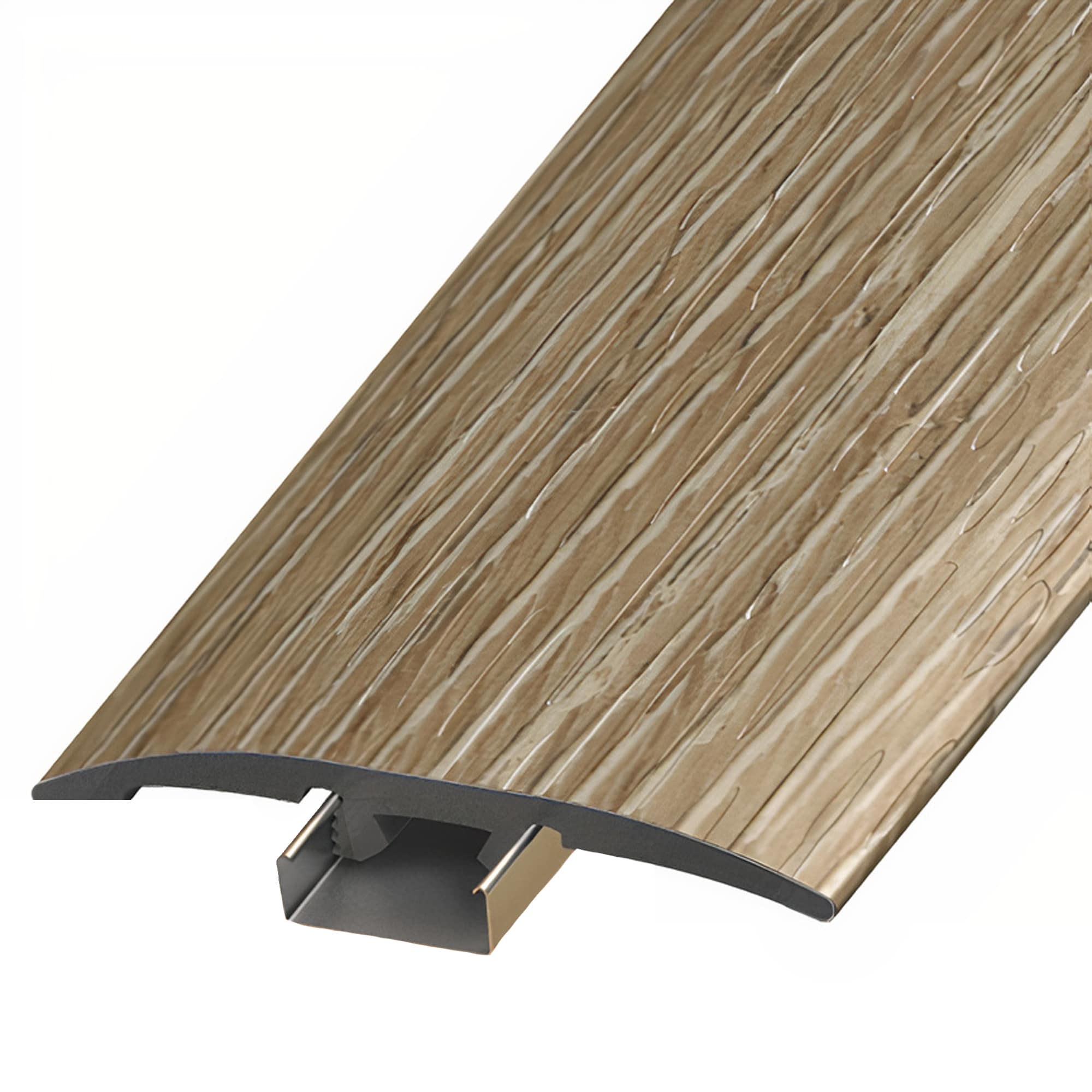 Element Flooring E20028TIO Belleville Roby Prefinished 0.375-in T x 2-in W x 94-in L Vinyl 3-in-1 T-moulding/Reducer/Endcap