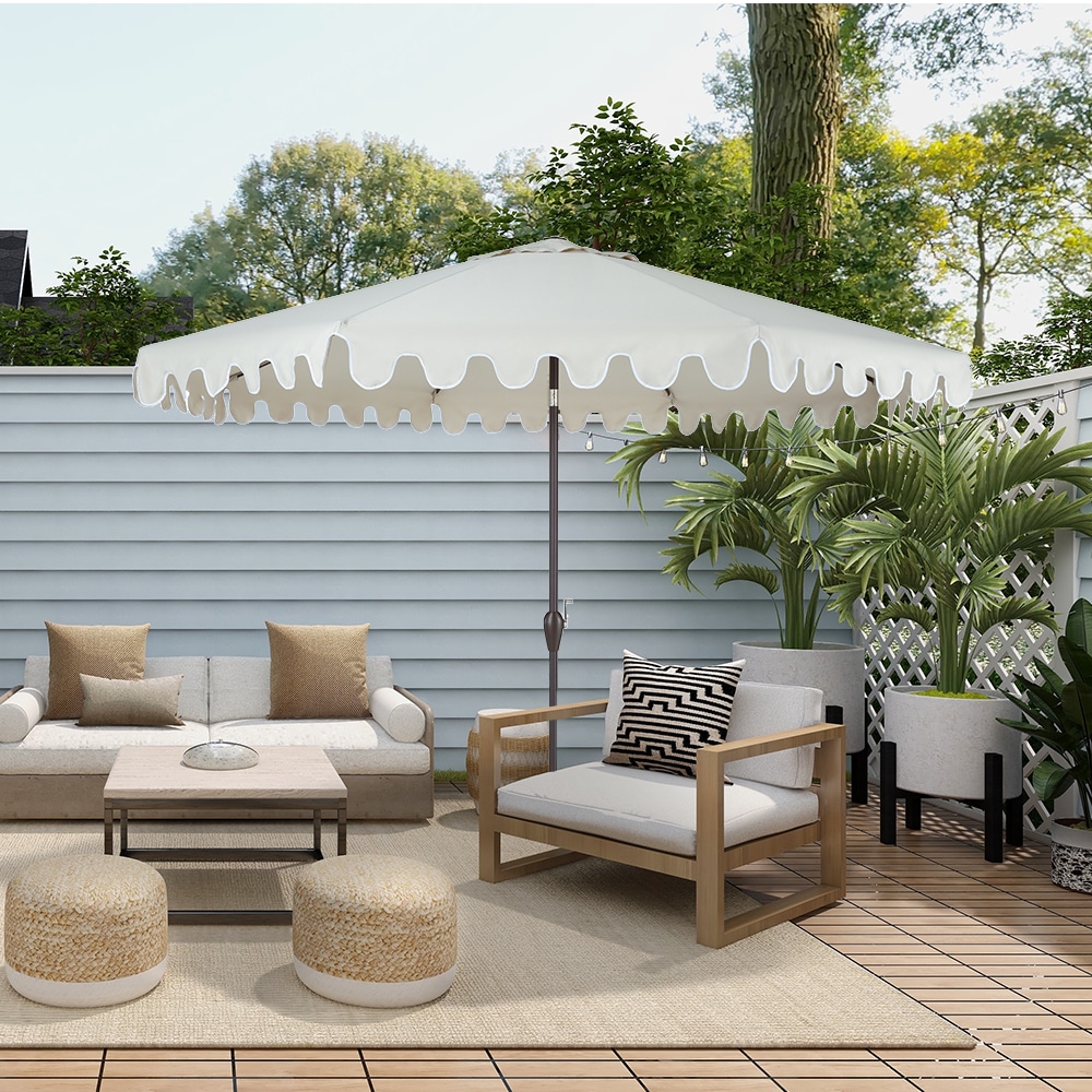 PolyTeak UMBL-11FT-BEIG Umbrellas-2 - View #2